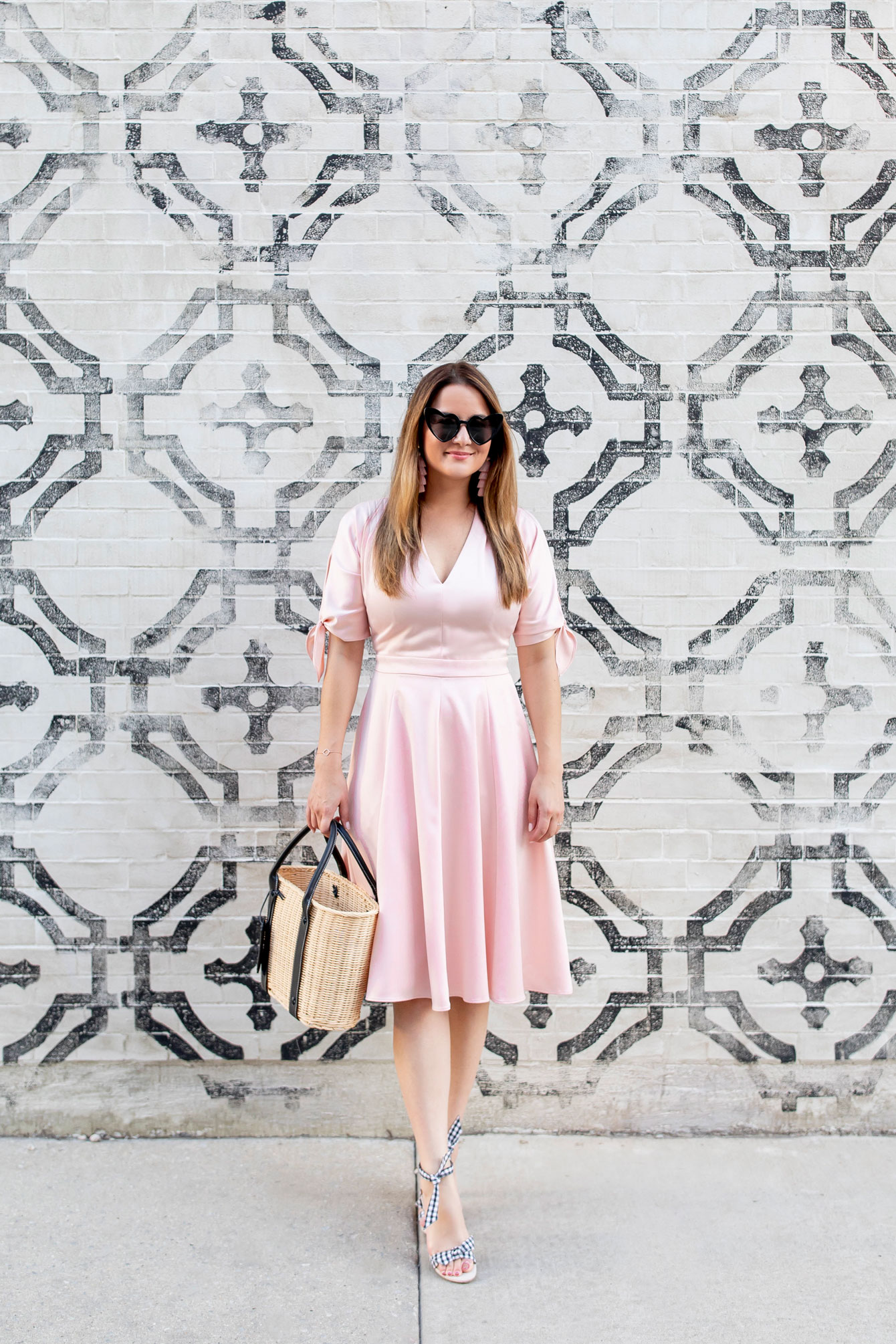 Gal Meets Glam Pink Midi Dress