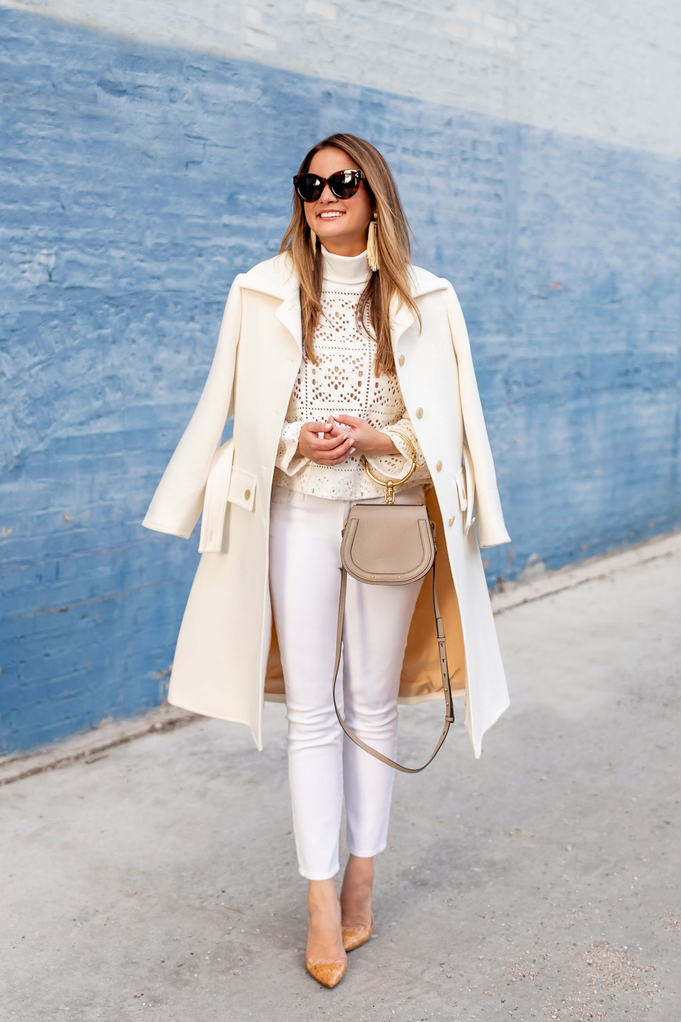 How to Style an Ivory Coat - Style Charade