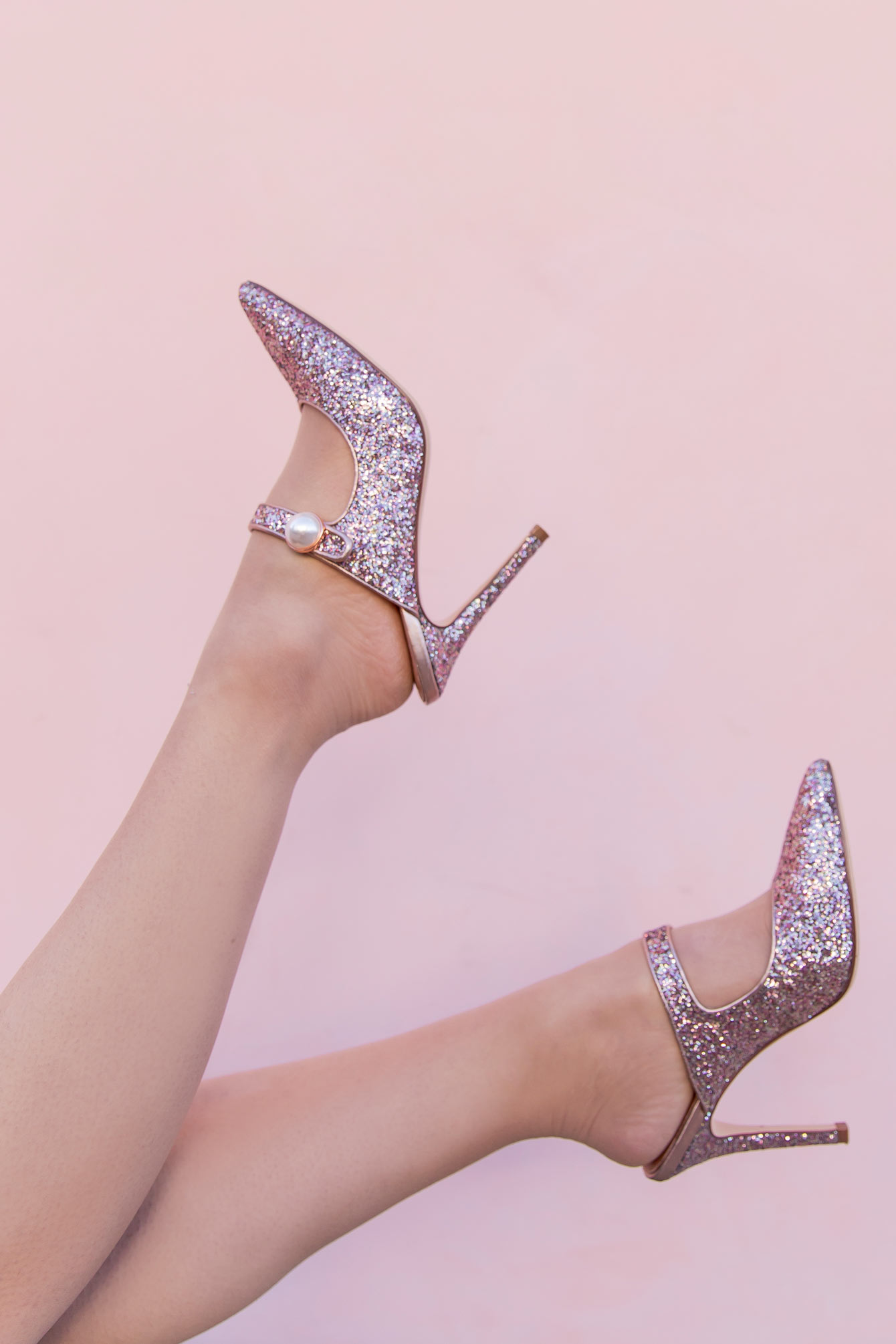 Halogen x Atlantic-Pacific Glitter Heels