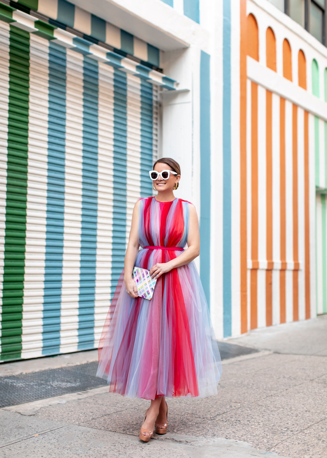 Carolina Herrera Chiffon Dress