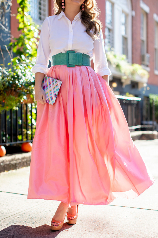 My Best Tips for Styling Carolina Herrera Pink Ball Skirt - Style Charade