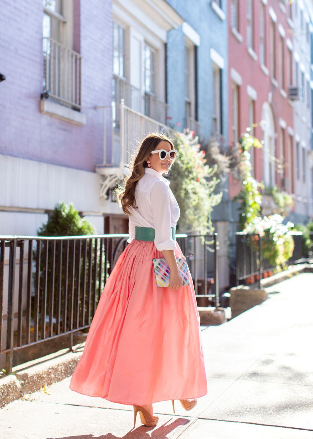 Carolina Herrera Pink Ball Skirt