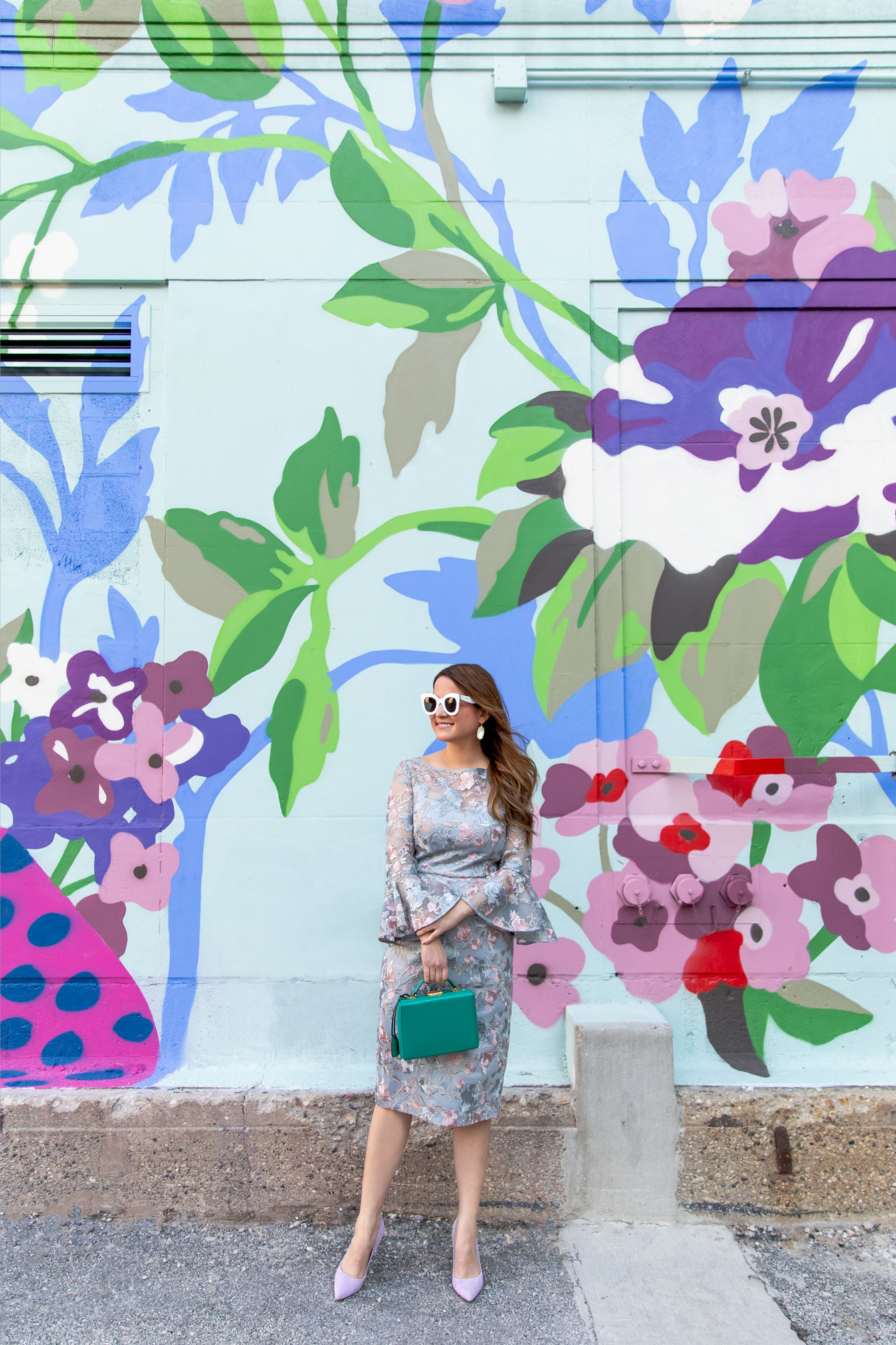 Chicago Pastel Floral Mural