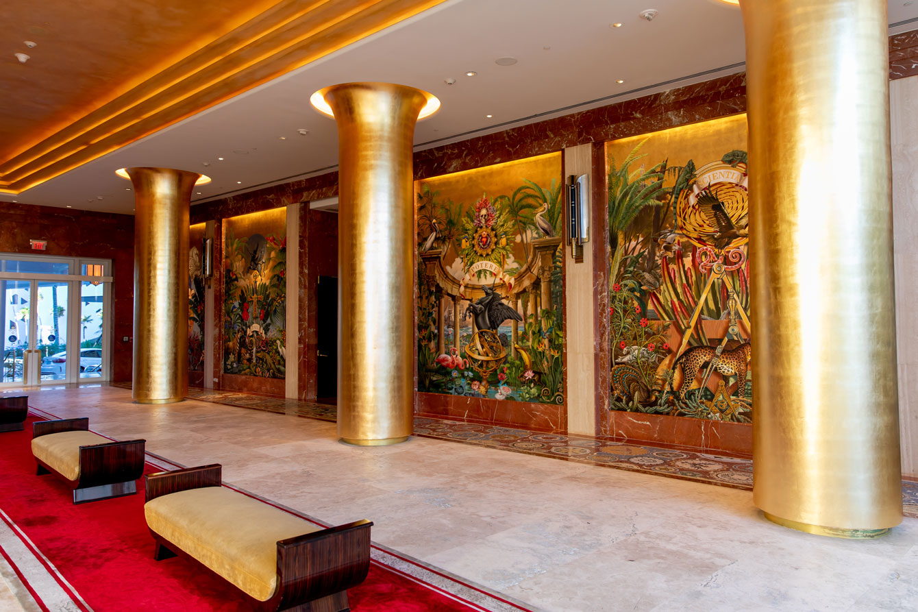 Faena Miami Beach Lobby Mural