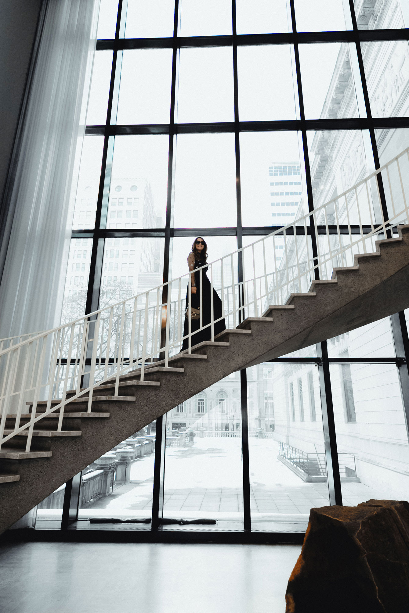 Art Institute Winding Staircase