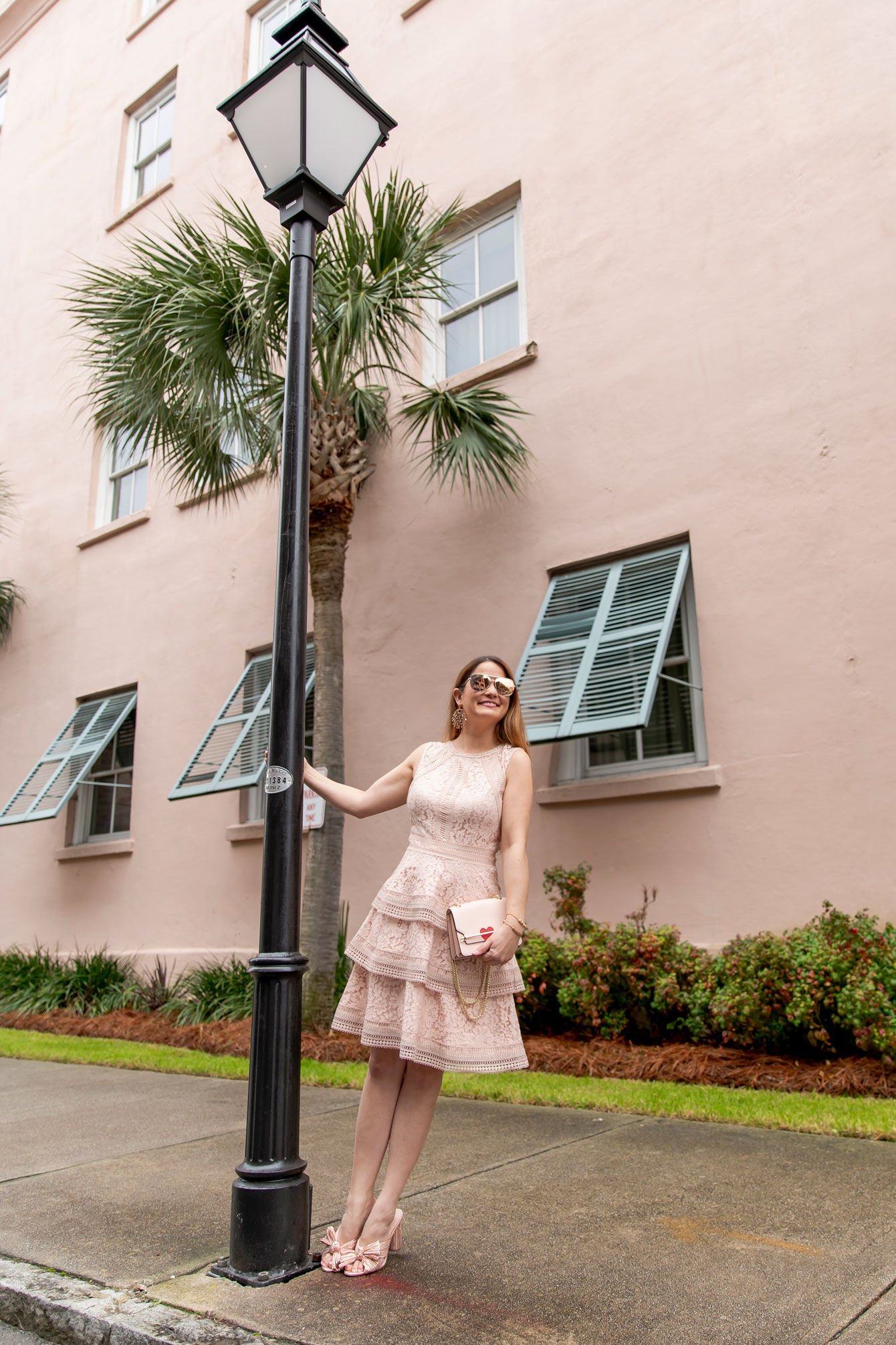 Charleston Pink Building