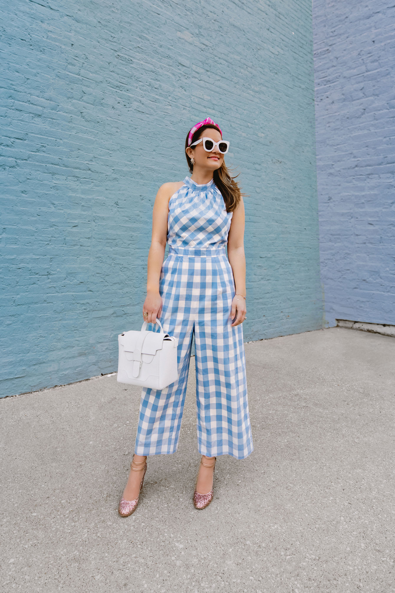 J Crew Gingham Jumpsuit