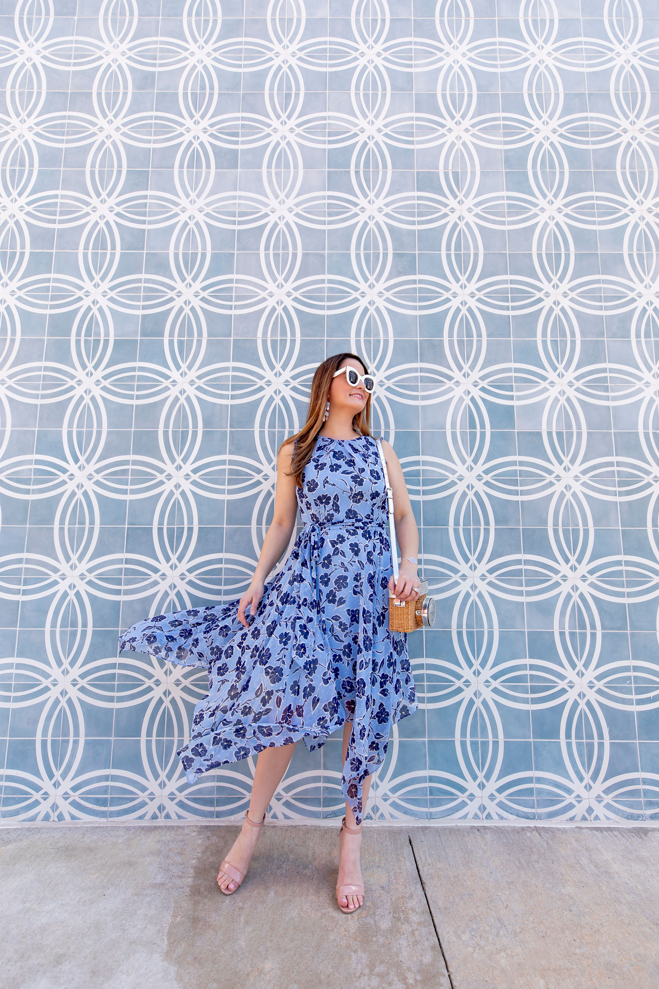 Blue Tile Wall Austin