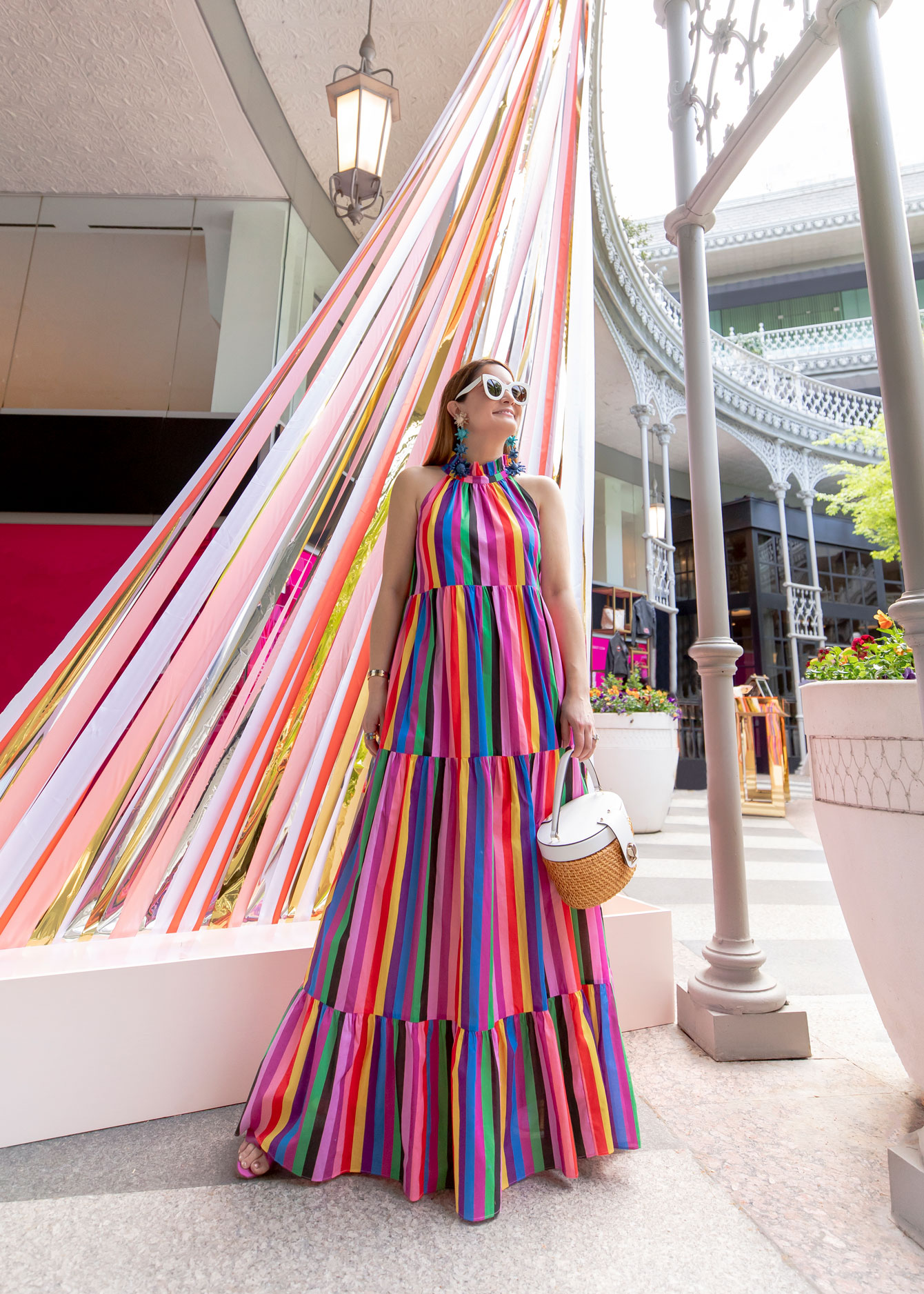 Borgo De Nor Pandora Rainbow Maxi Dress - Style Charade