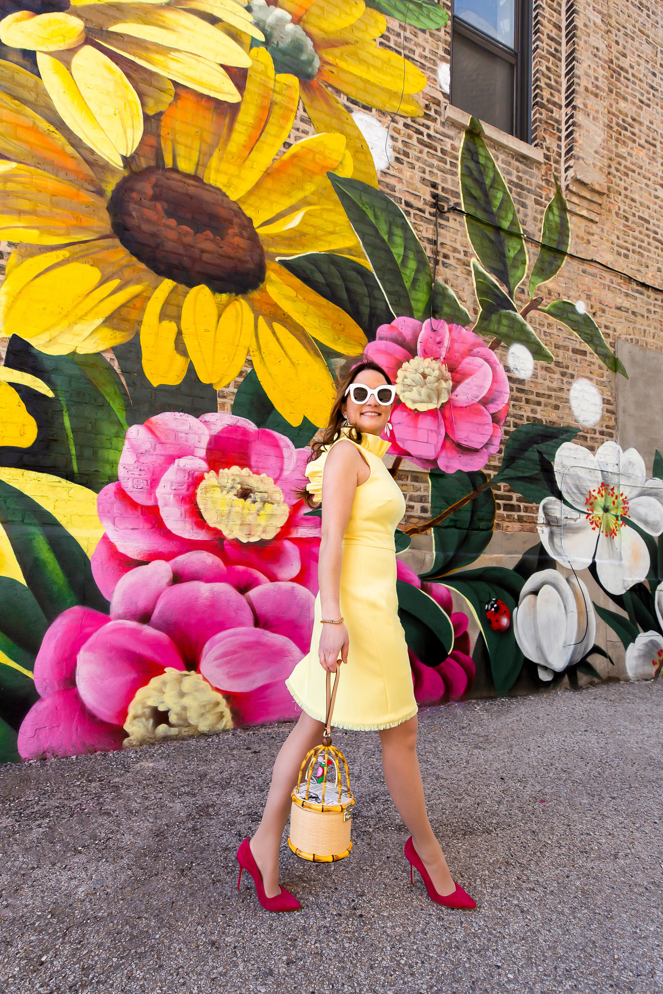 Chicago West Town Flower Mural