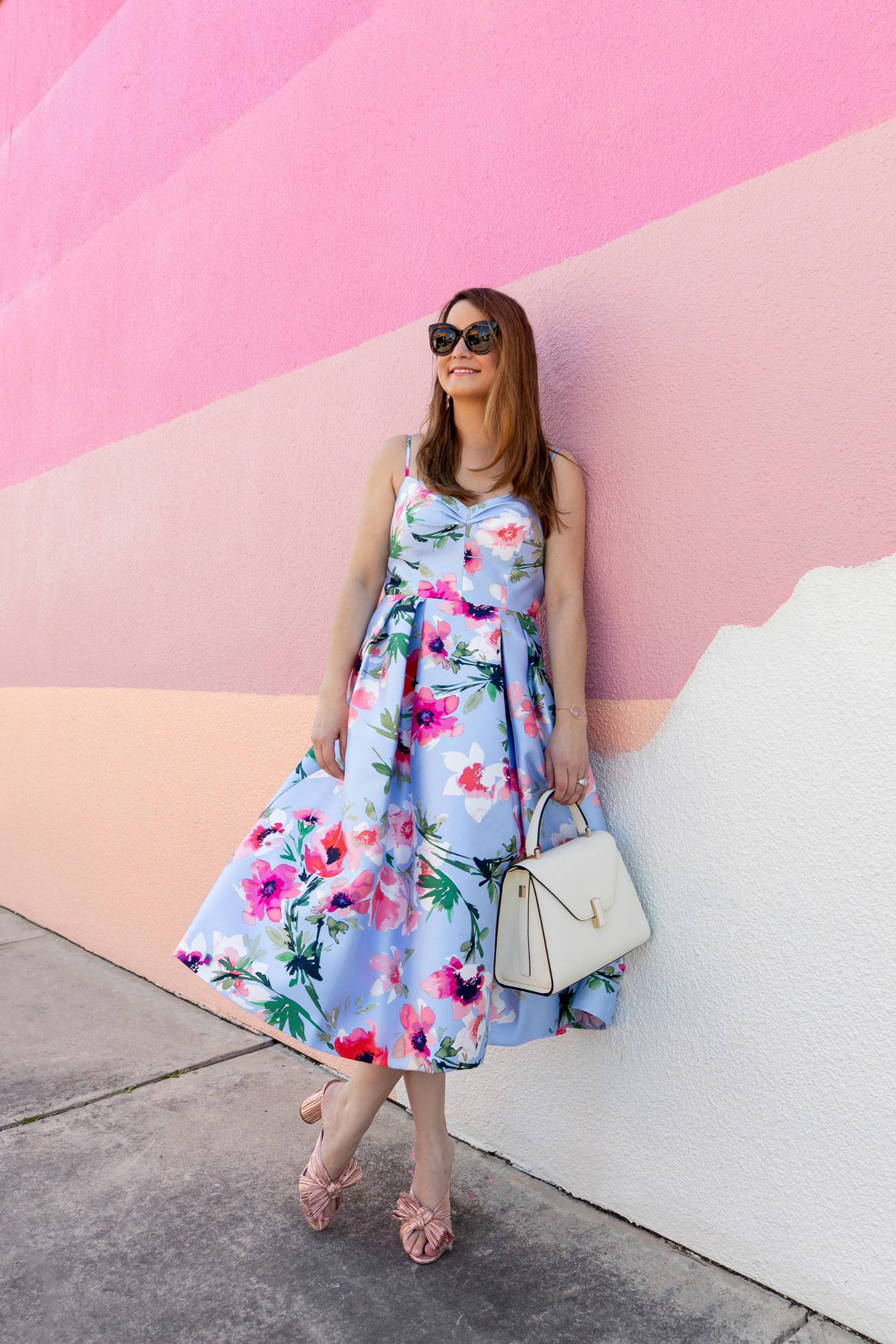 Eliza J Floral Cocktail Dress