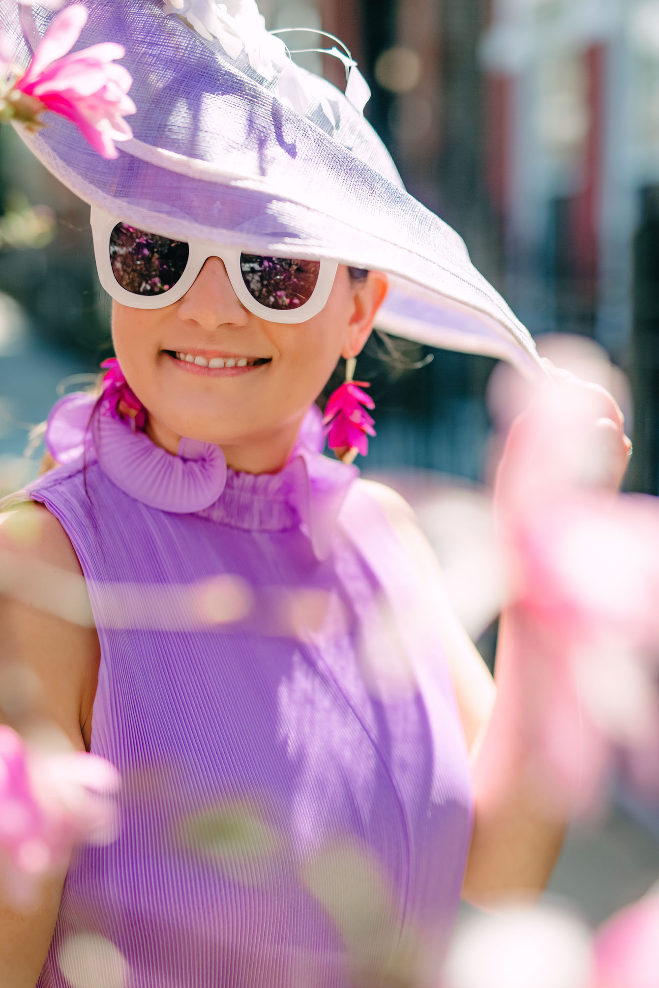 Jenn Lake Lilac Fascinator Hat