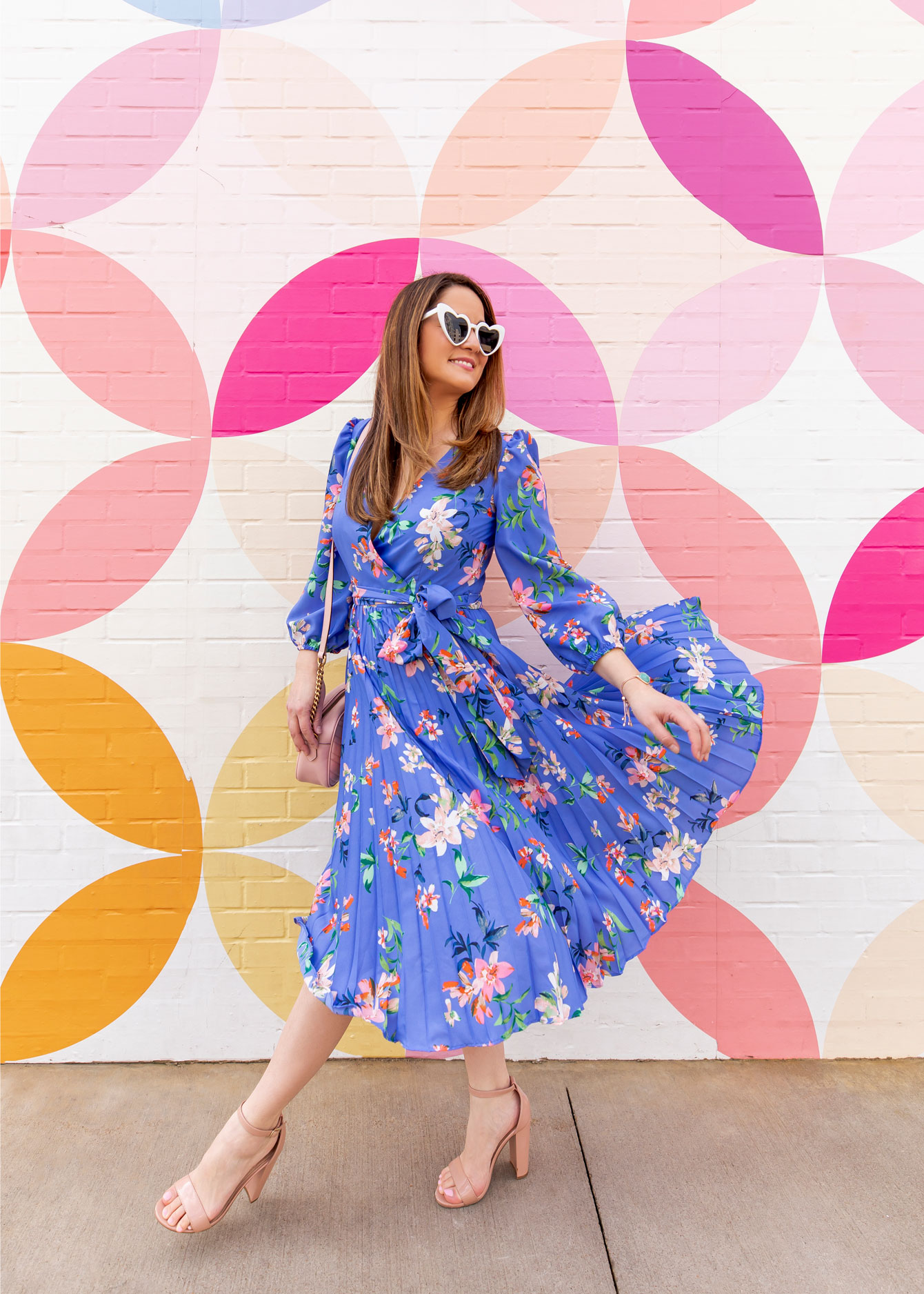eliza j blue dress
