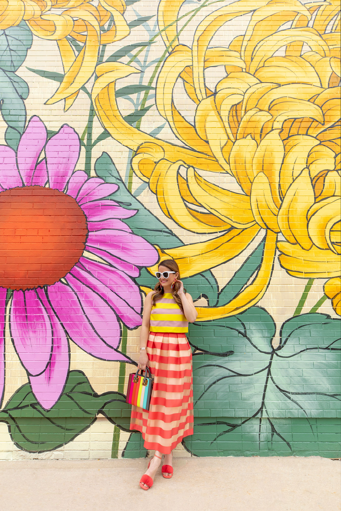 Jennifer Lake Floral Mural Chicago