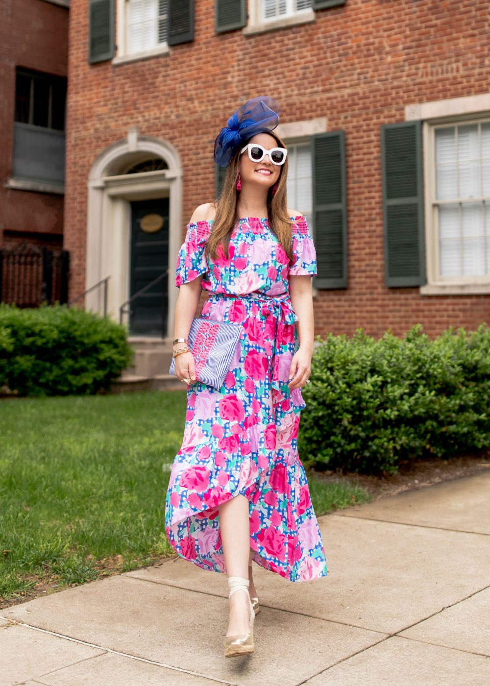 Vineyard Vines Floral Derby Dress