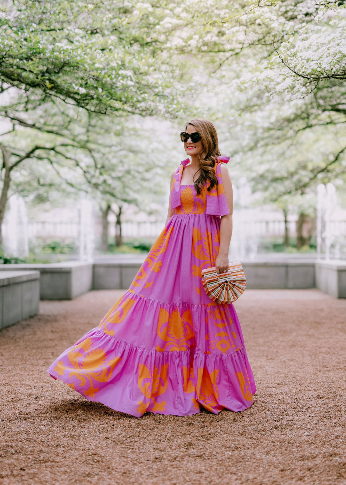 Sheridan French Maxi Dress in Chicago Style Charade
