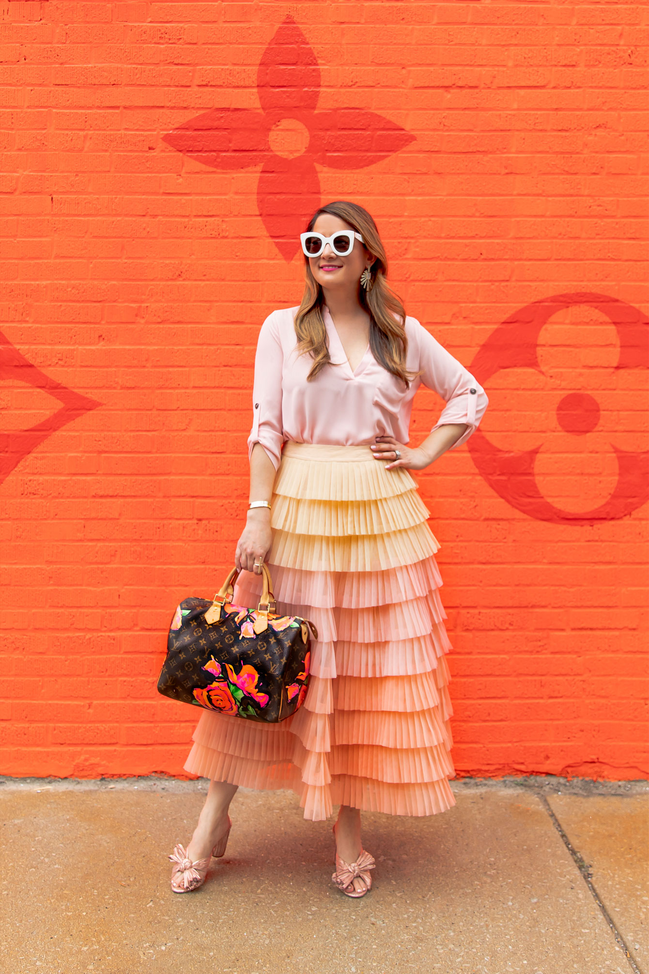 Ombre Tulle Skirt Anthropologie