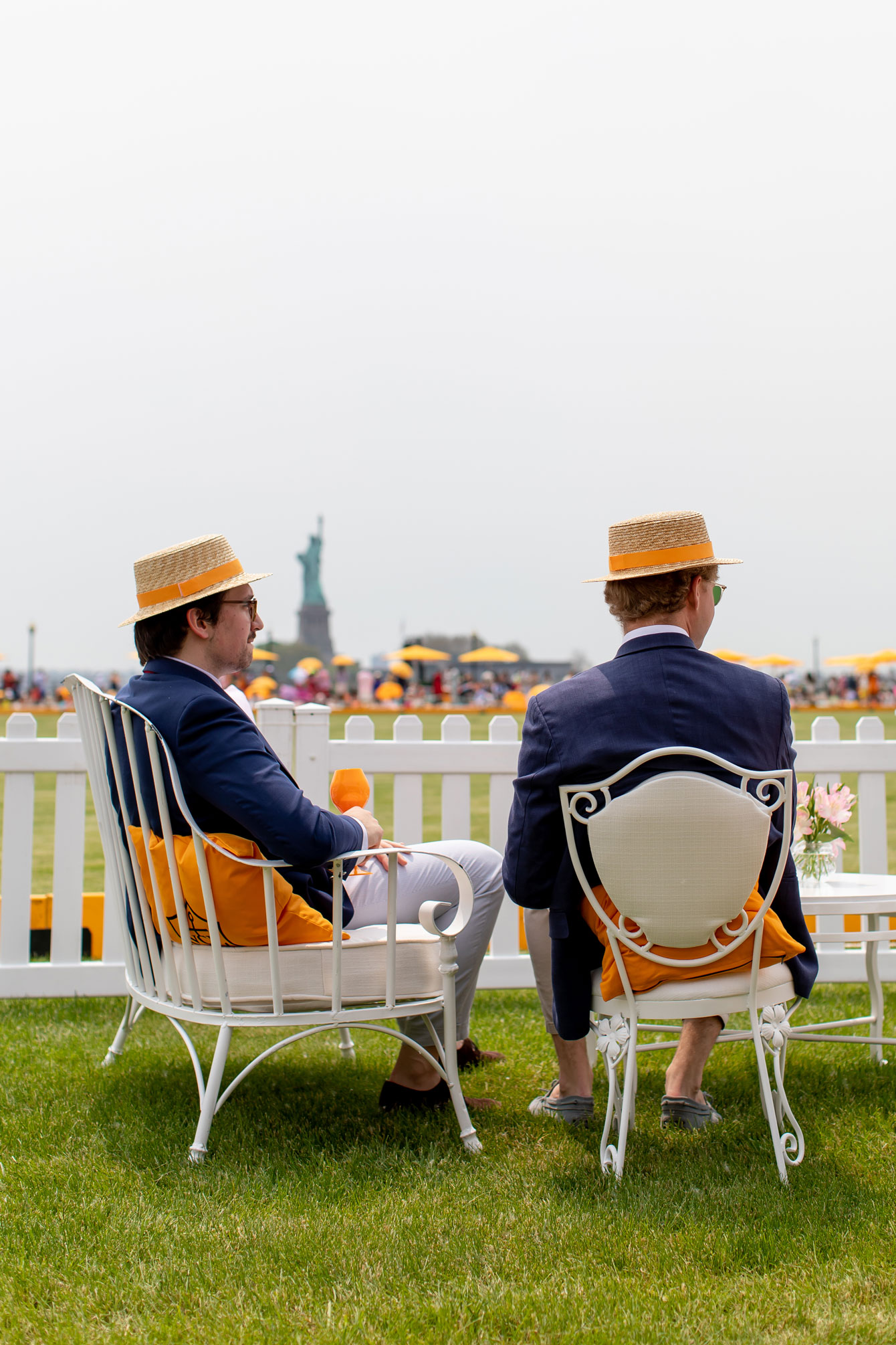 Veuve Clicquot Polo Classic Straw Boater Hat