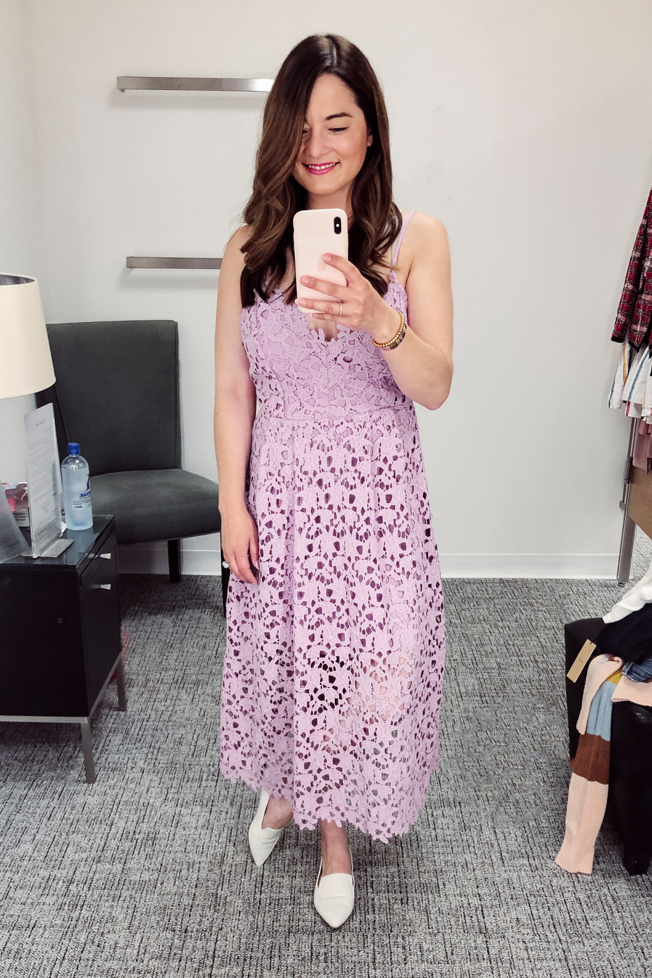 ASTR Lilac Lace Dress