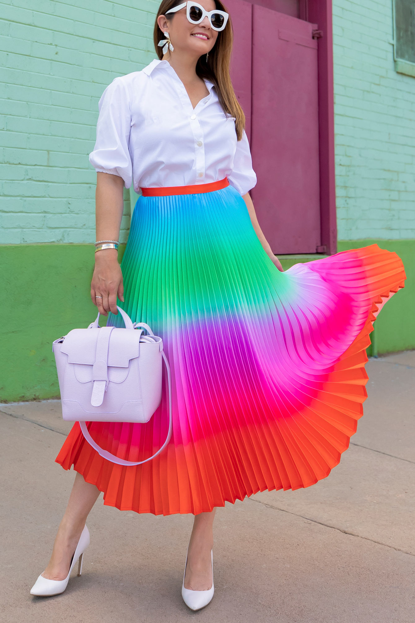 Delfi Collective Rainbow Skirt