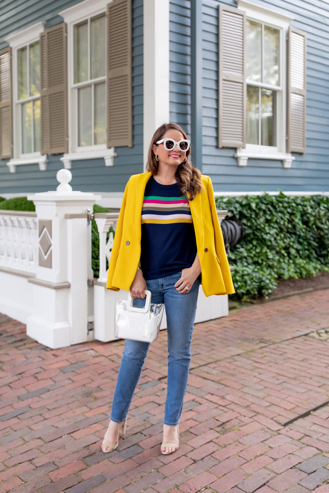 J Crew Multicolor Stripe Sweater