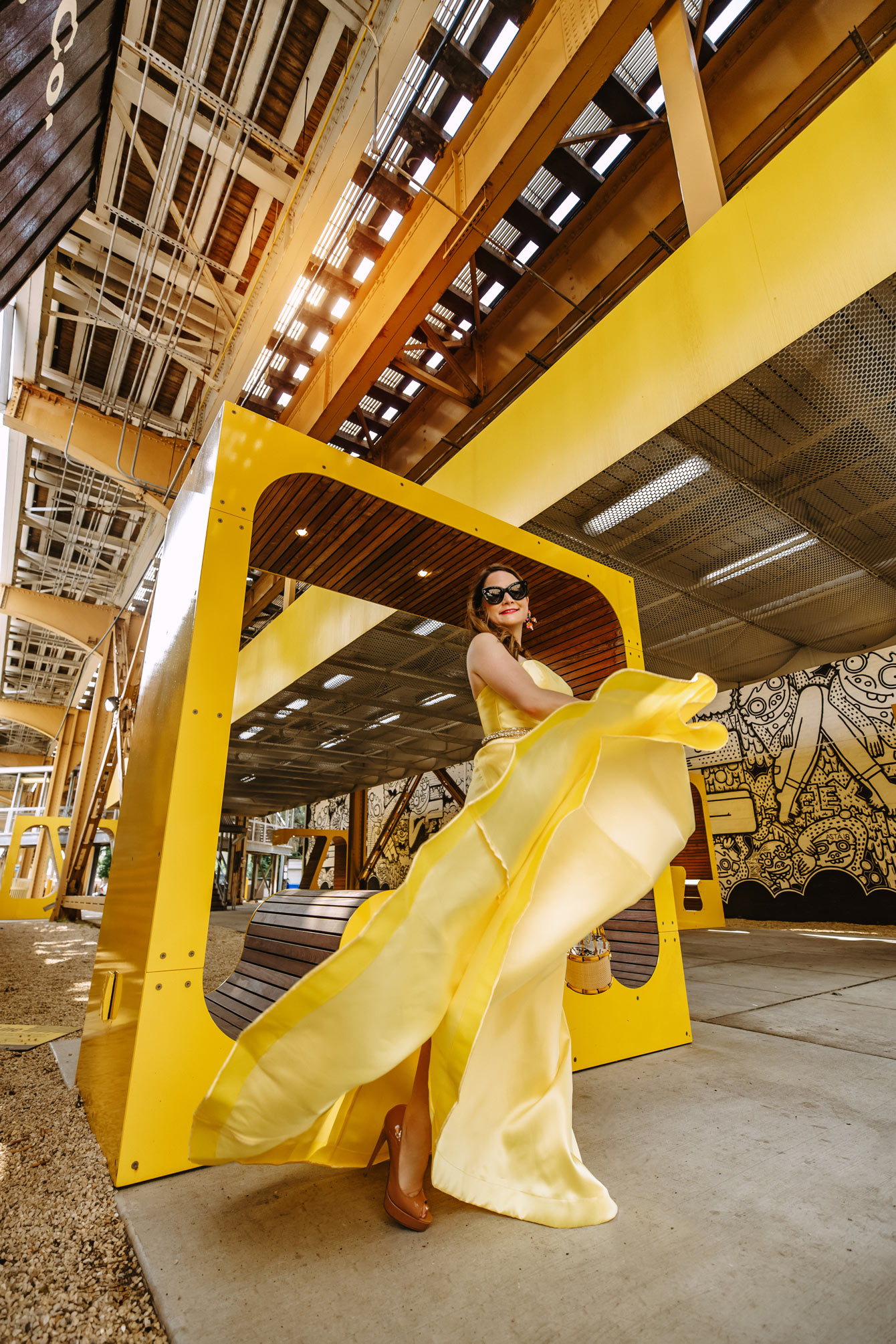 Jennifer Lake Yellow Gown