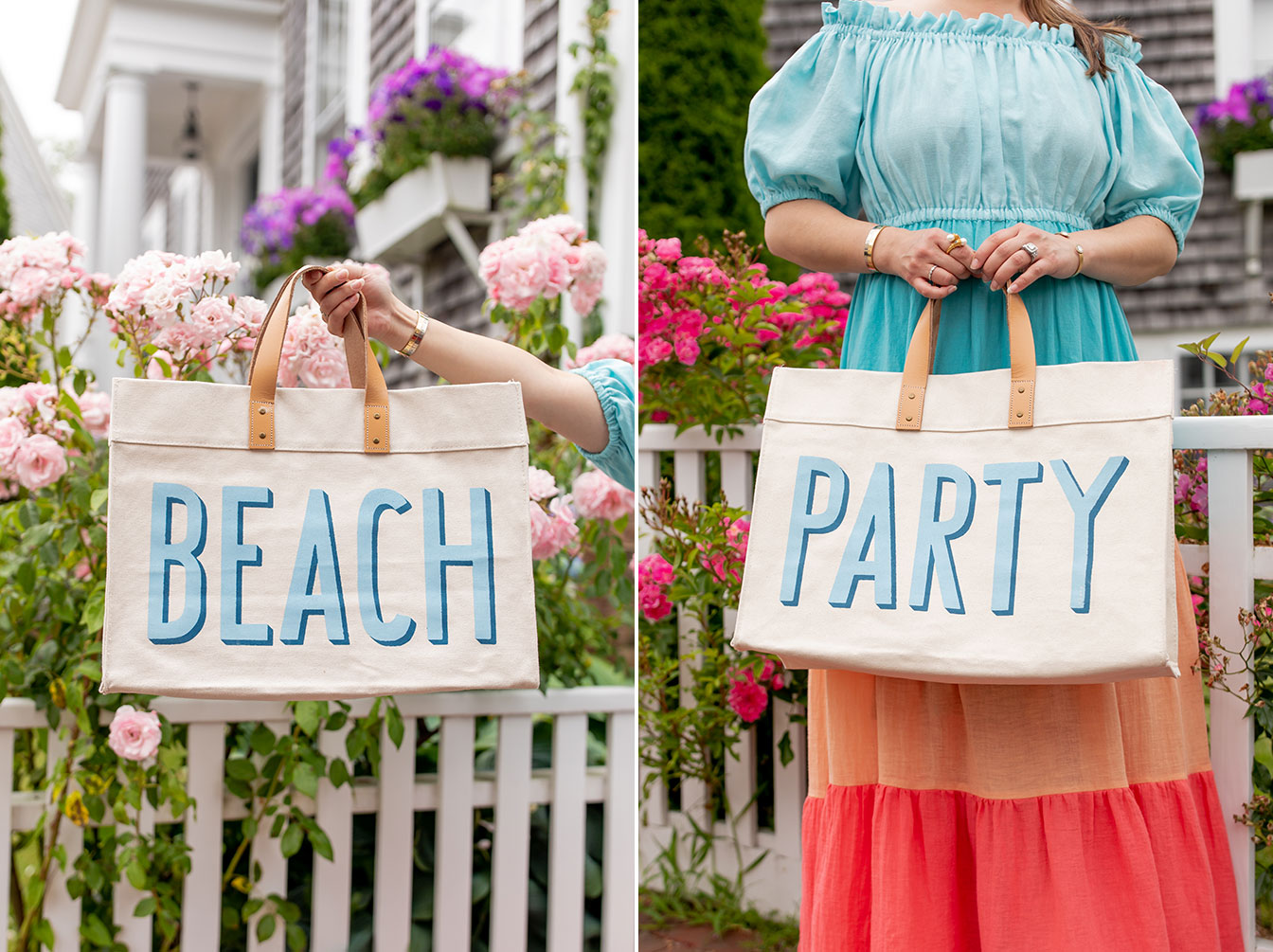 Pencil Paper Beach Party Tote