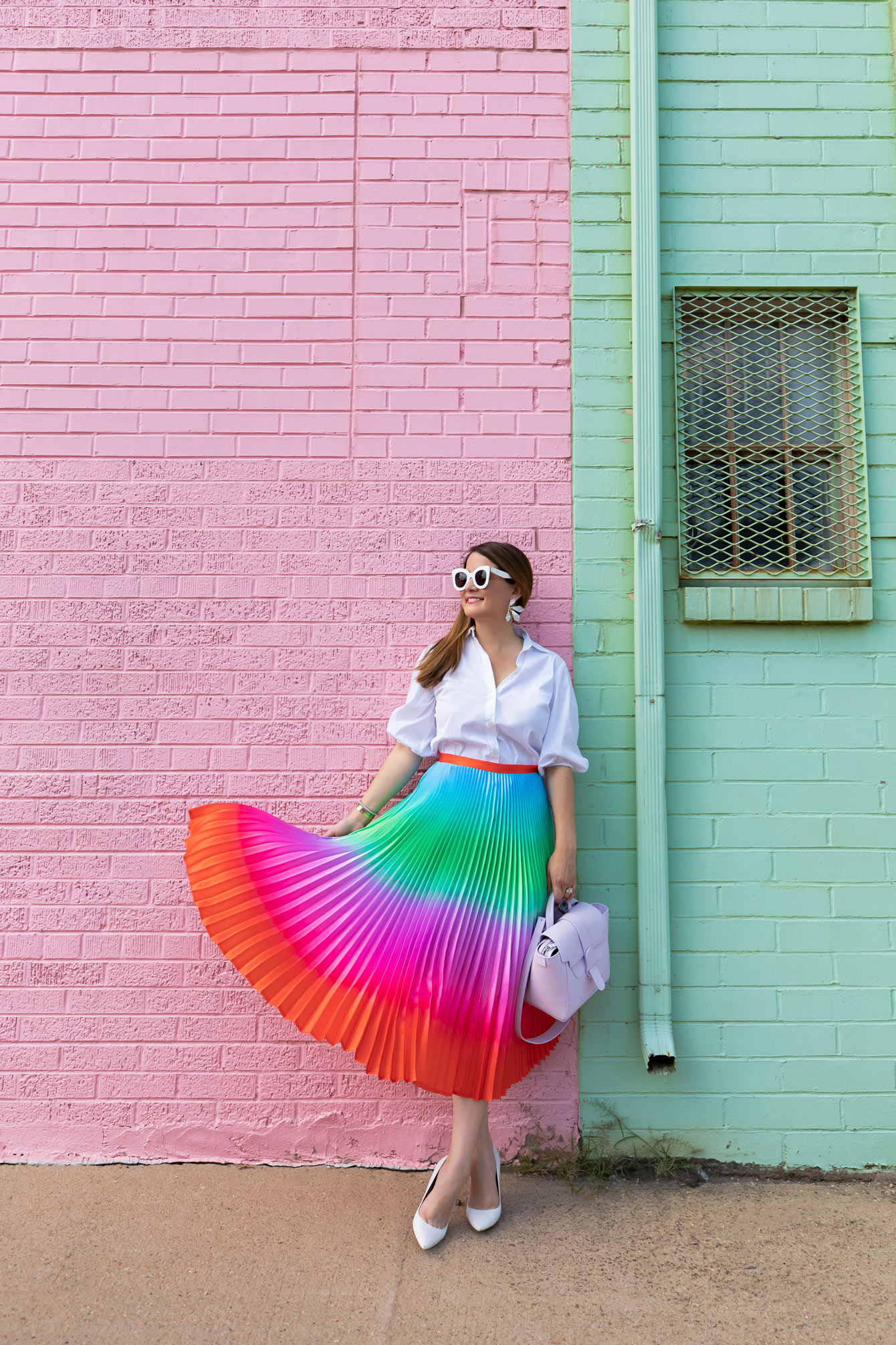 Pink Green Wall Denver