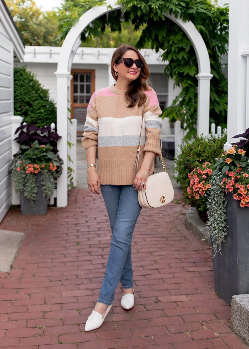 TOPSHOP Stripe Sweater Nordstrom Sale