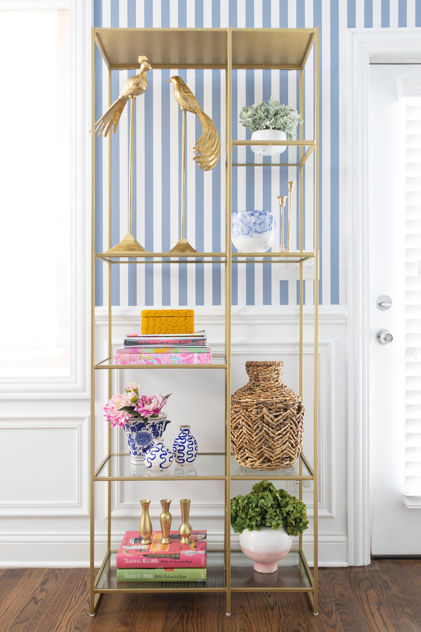 Crate and Barrel Estelle Shelves