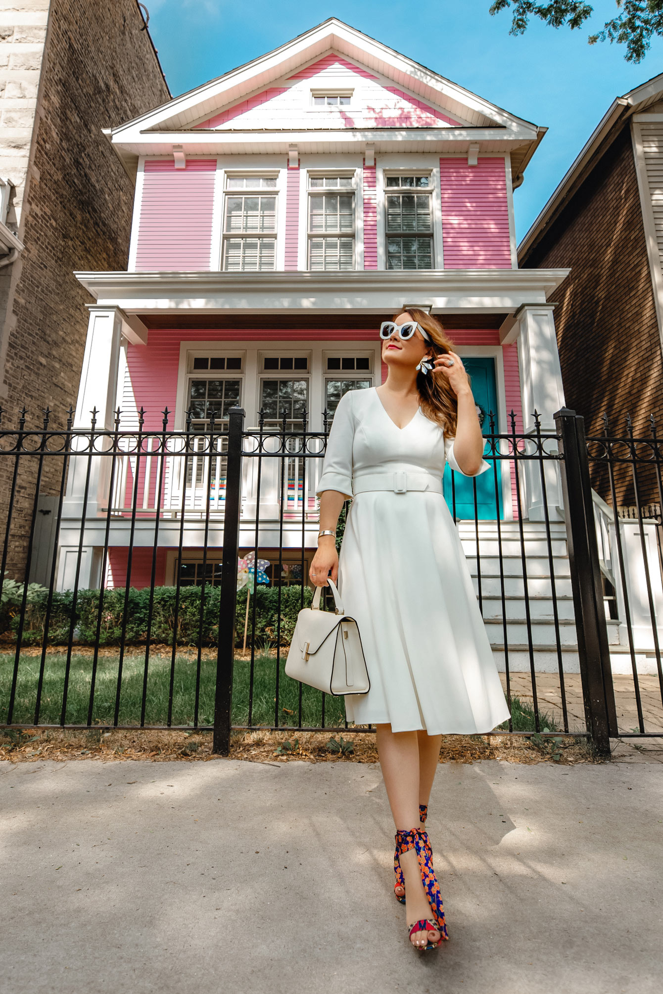 Harper Rose White Fit Flare Dress