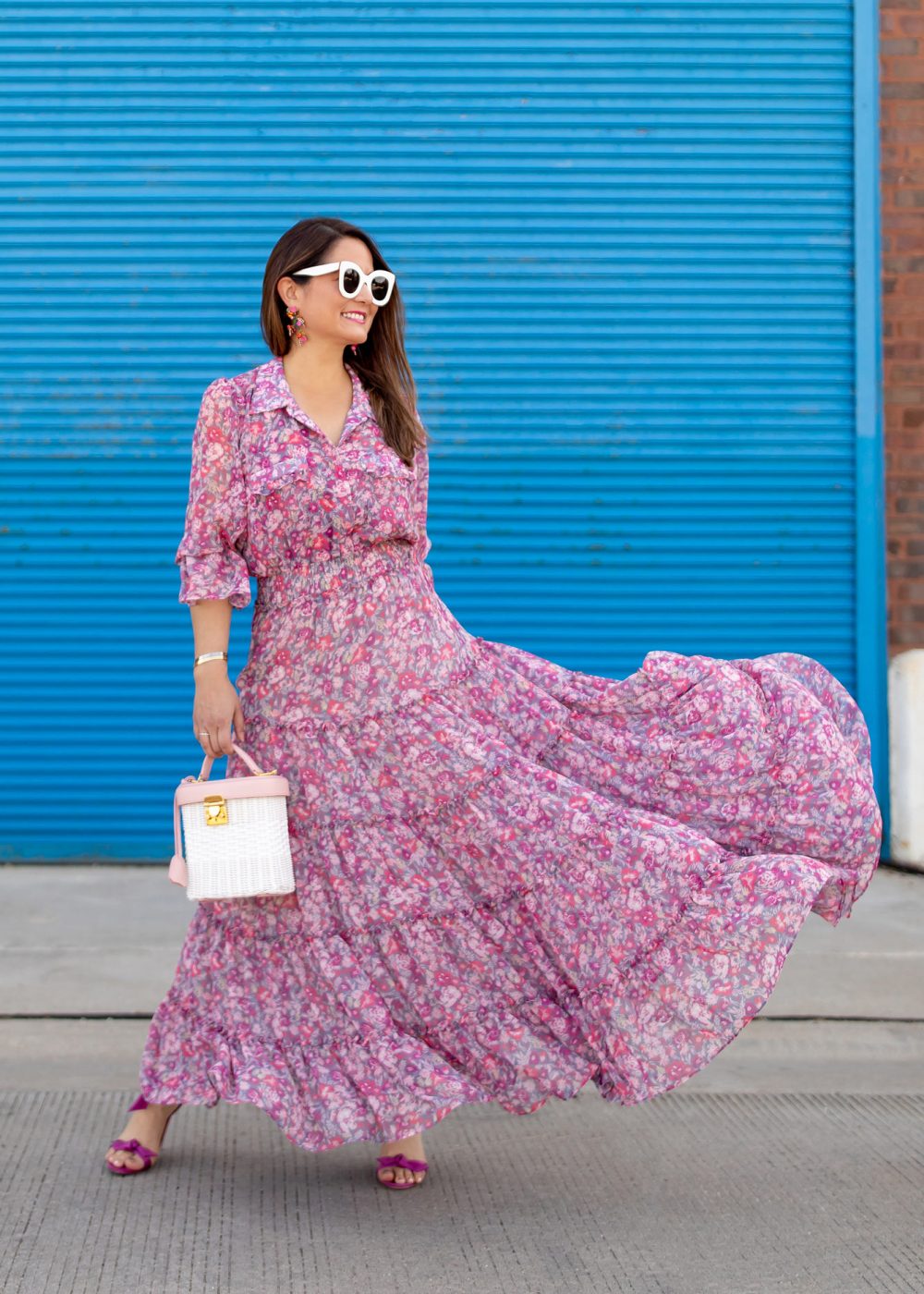 MISA Hermosa Floral Maxi Dress