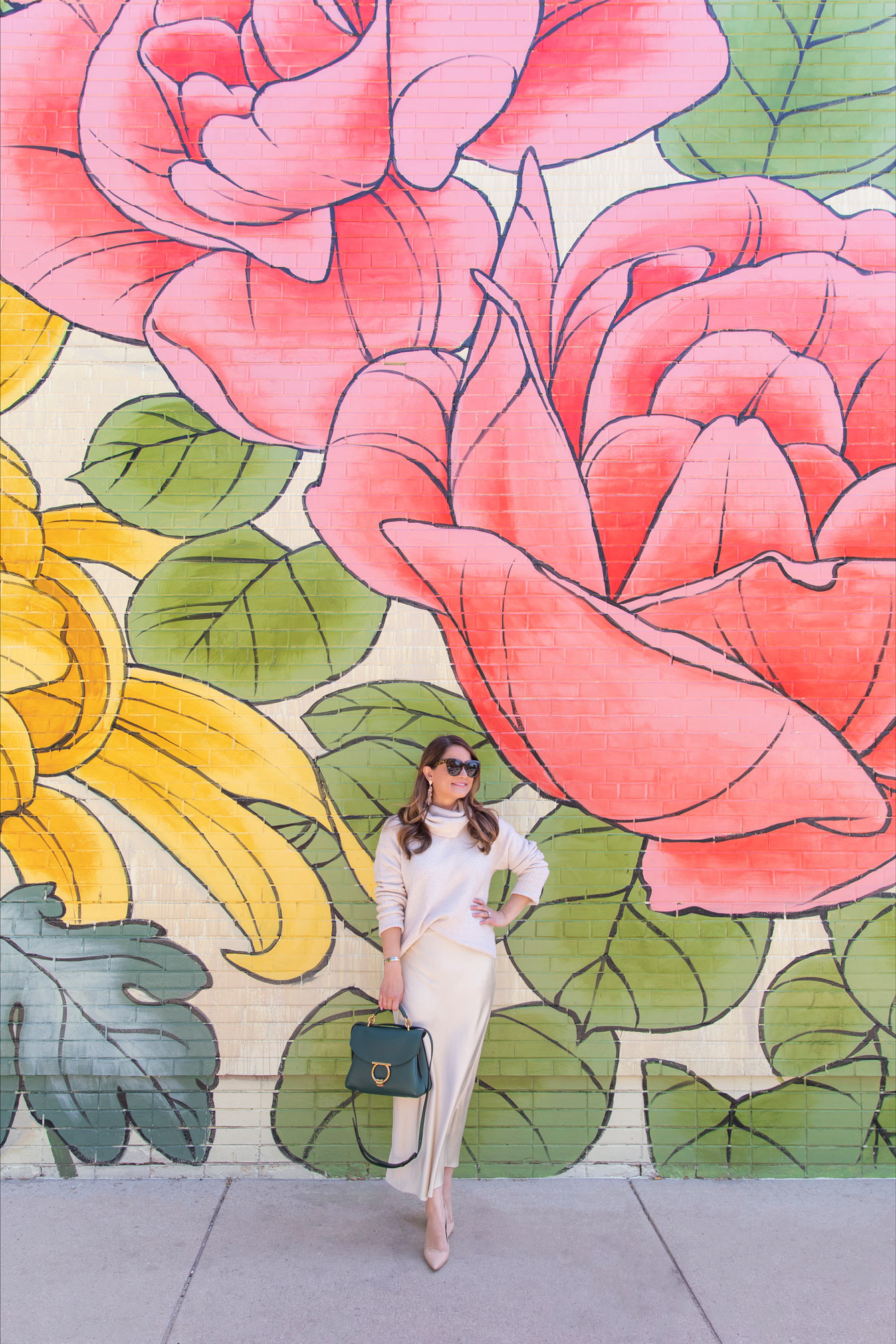 Ouizi Floral Mural Chicago