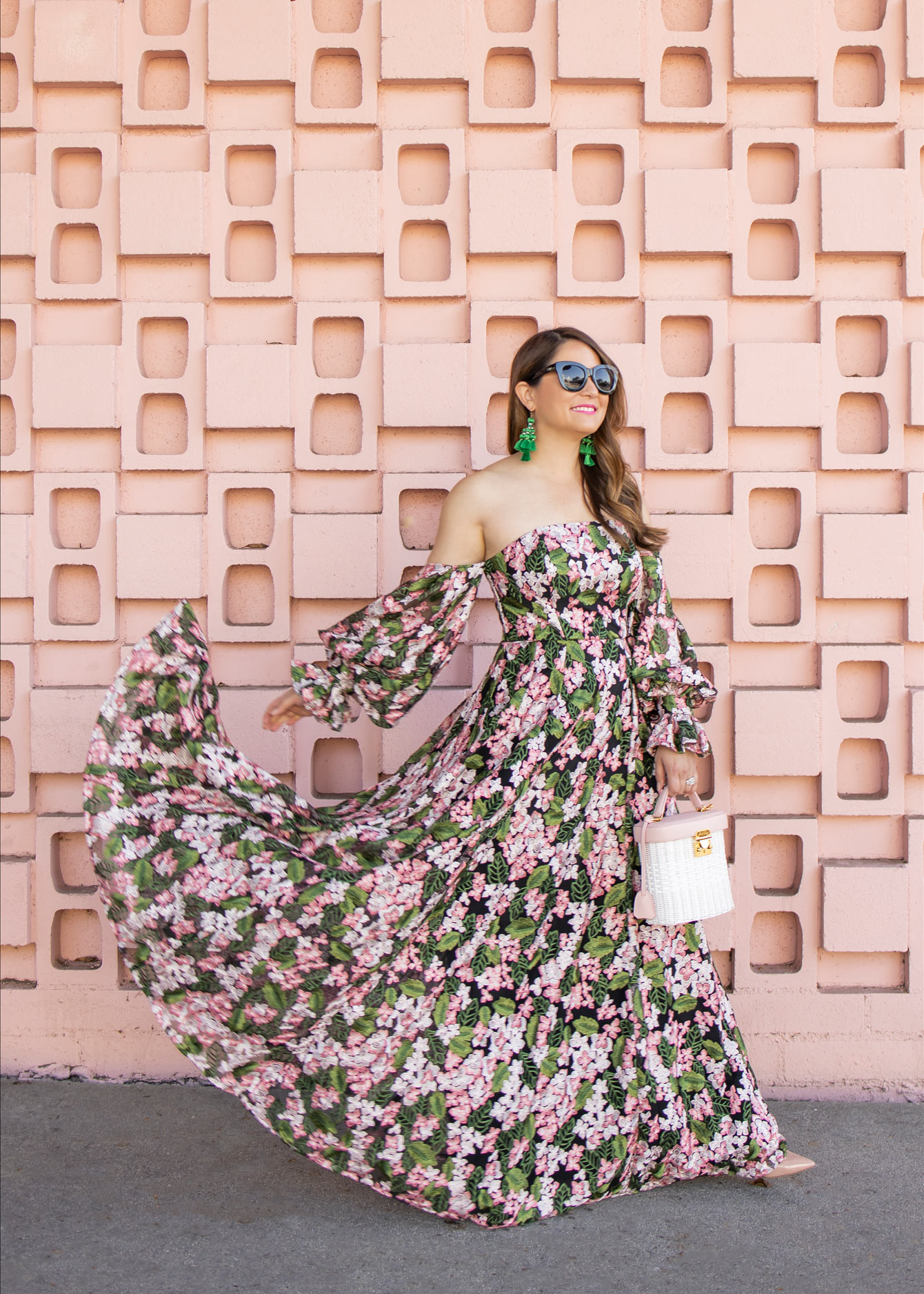 knee length dresses for ladies Boho Long Summer Sundress – Off-Shoulder Slit Skirt Floral Maxi Dress –  Boho Beach Hut