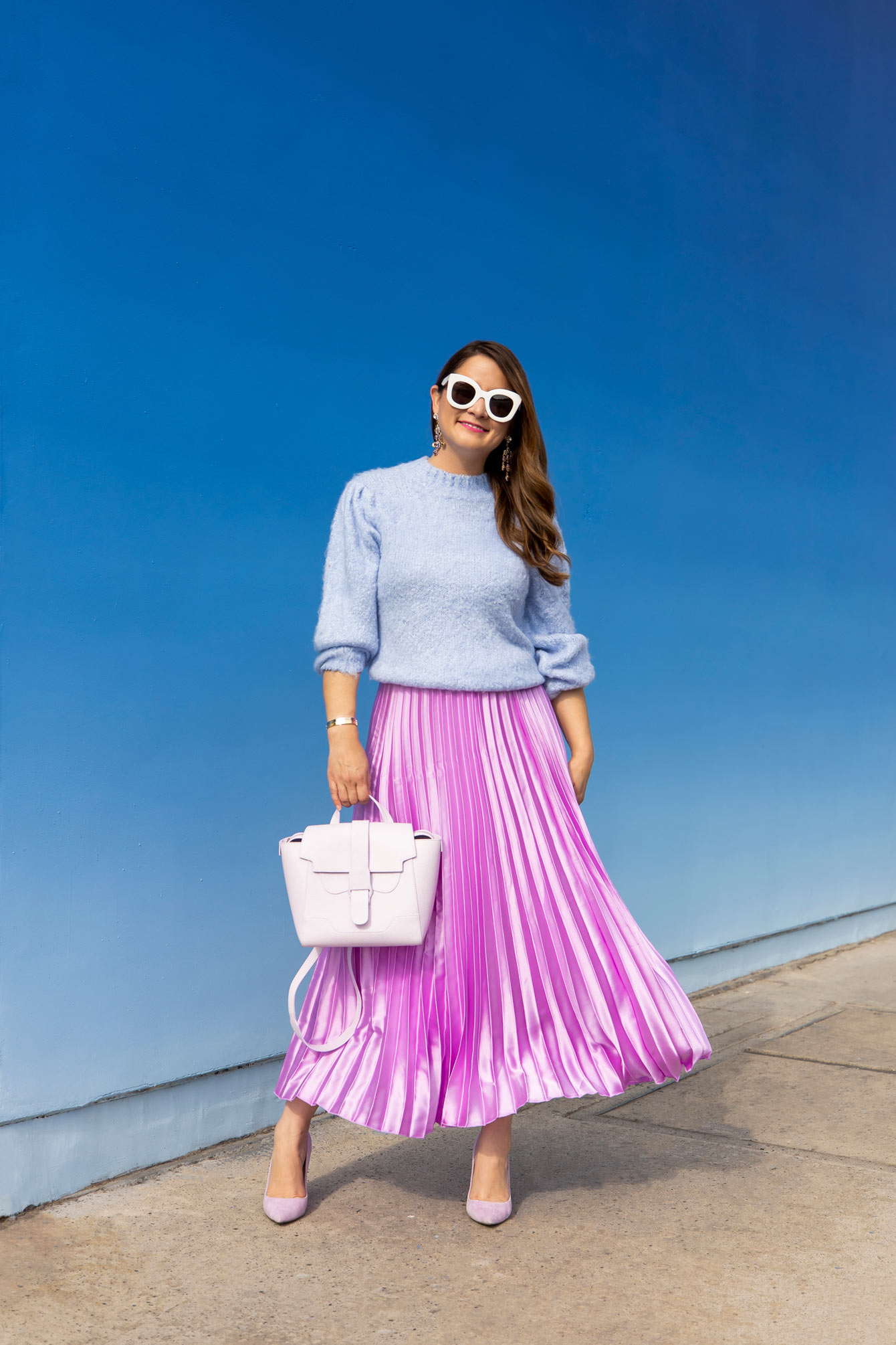 Jennifer Lake Pleated Skirt