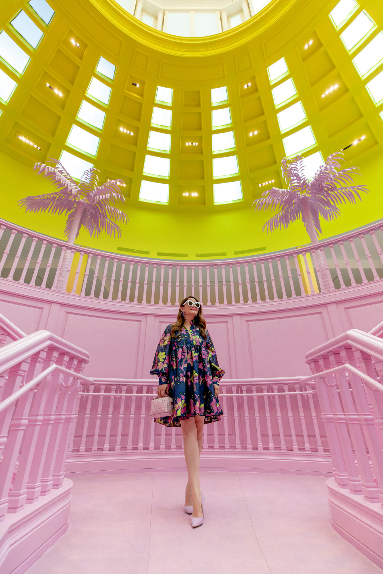 Louis Vuitton Pink Stairs Los Angeles