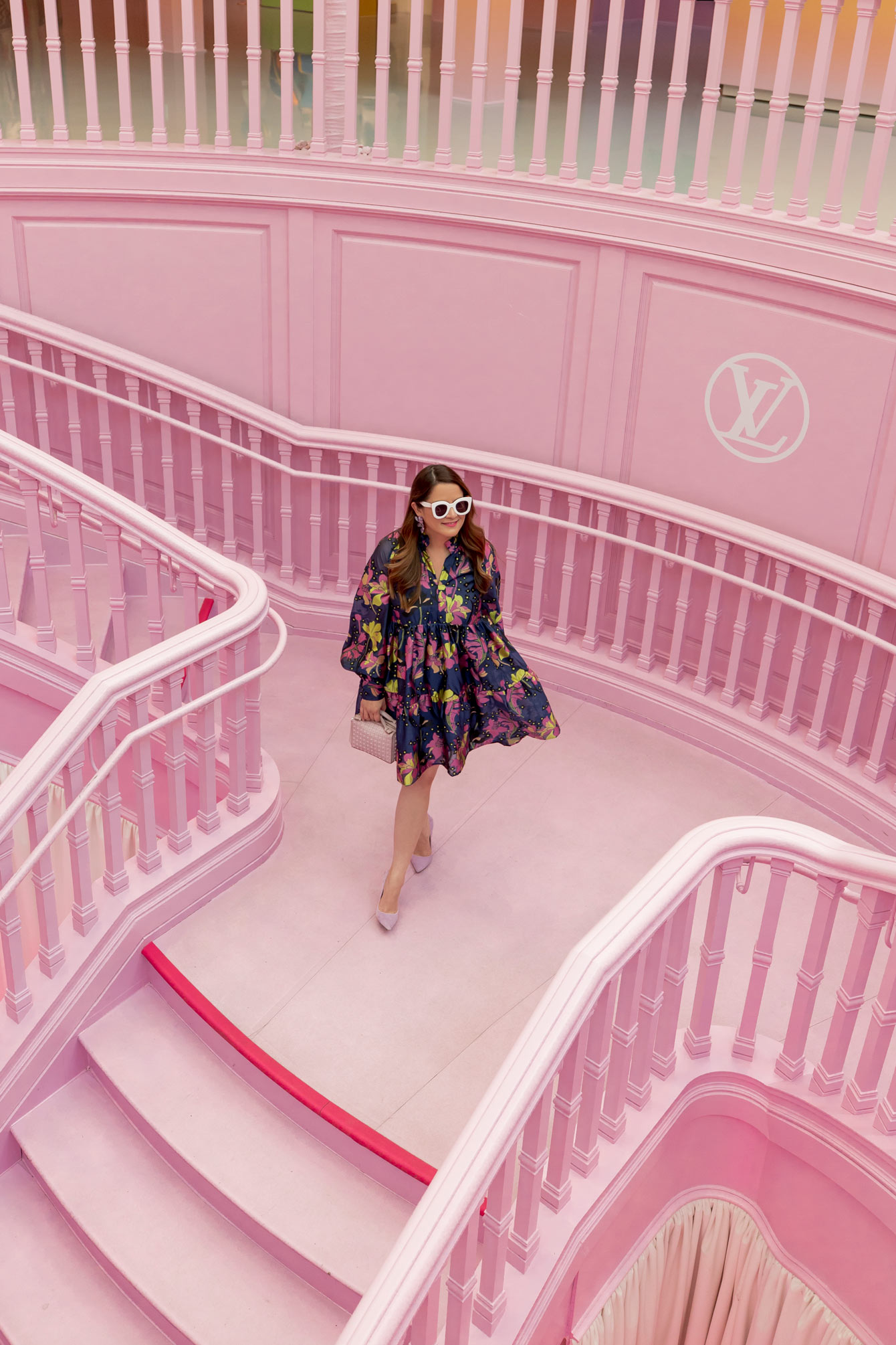 Pink Stairs Louis Vuitton Los Angeles