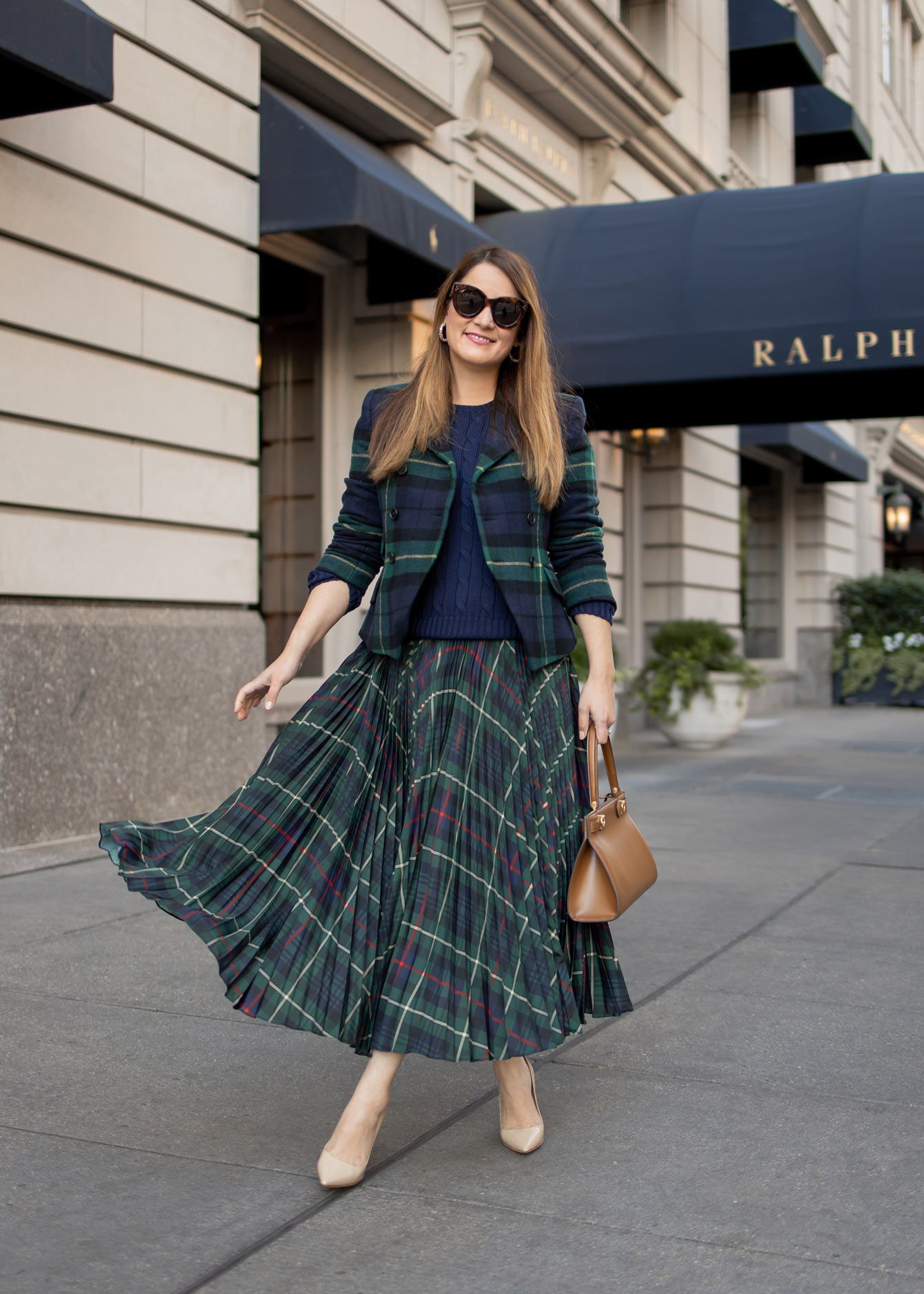 Total 119+ imagen polo ralph lauren plaid skirt