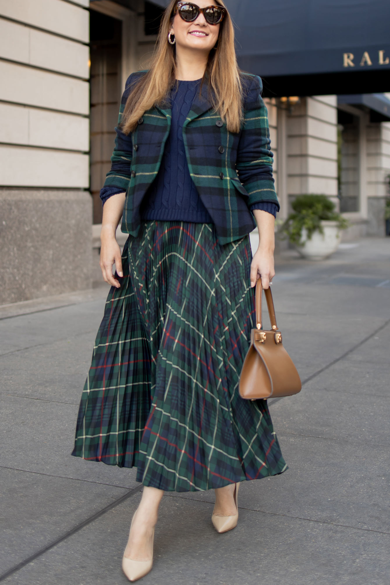 Lauren Ralph Lauren Plaid FringeTrim Tweed Mini Skirt  Macys