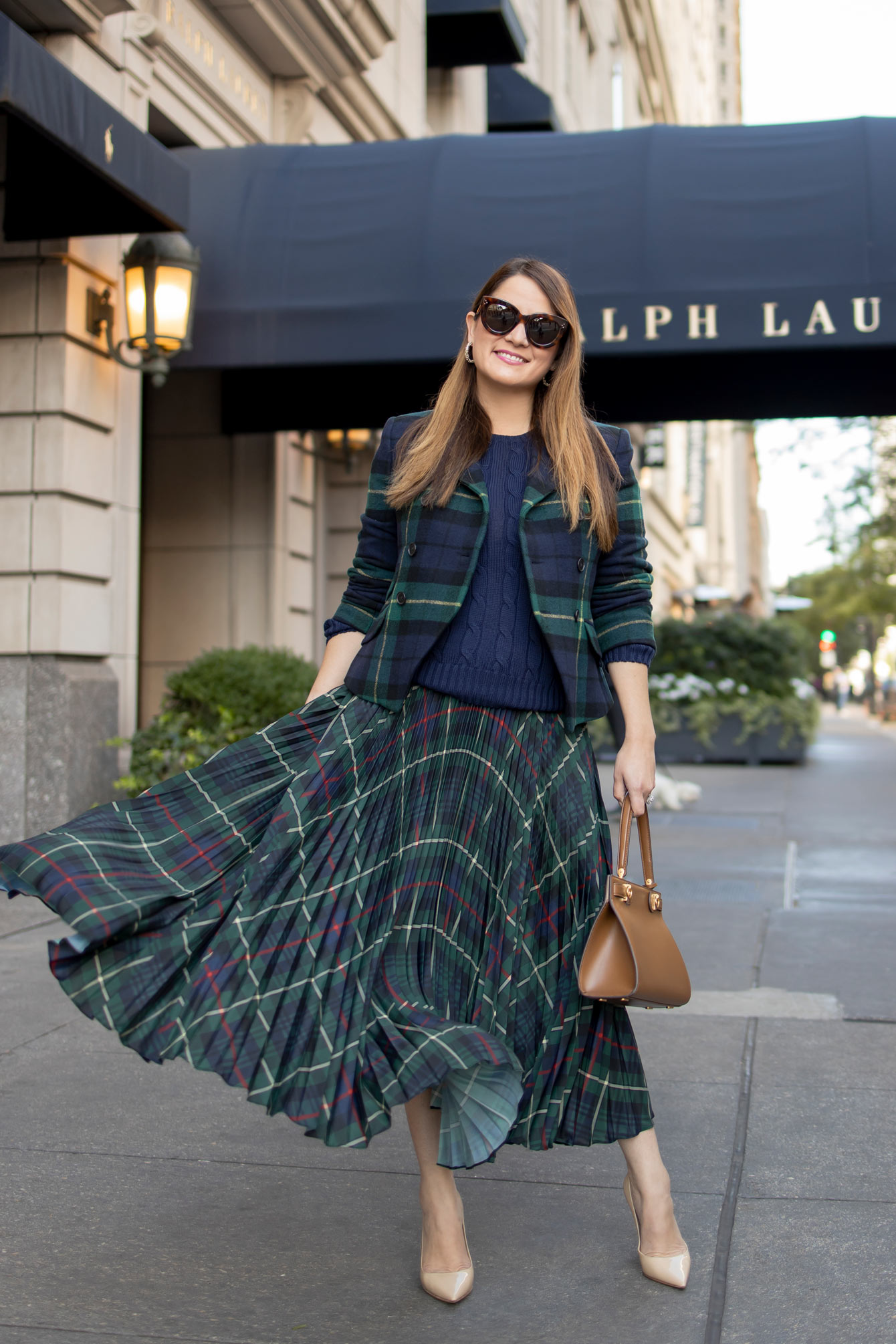 Polo Ralph Lauren Plaid Pleated Skirt