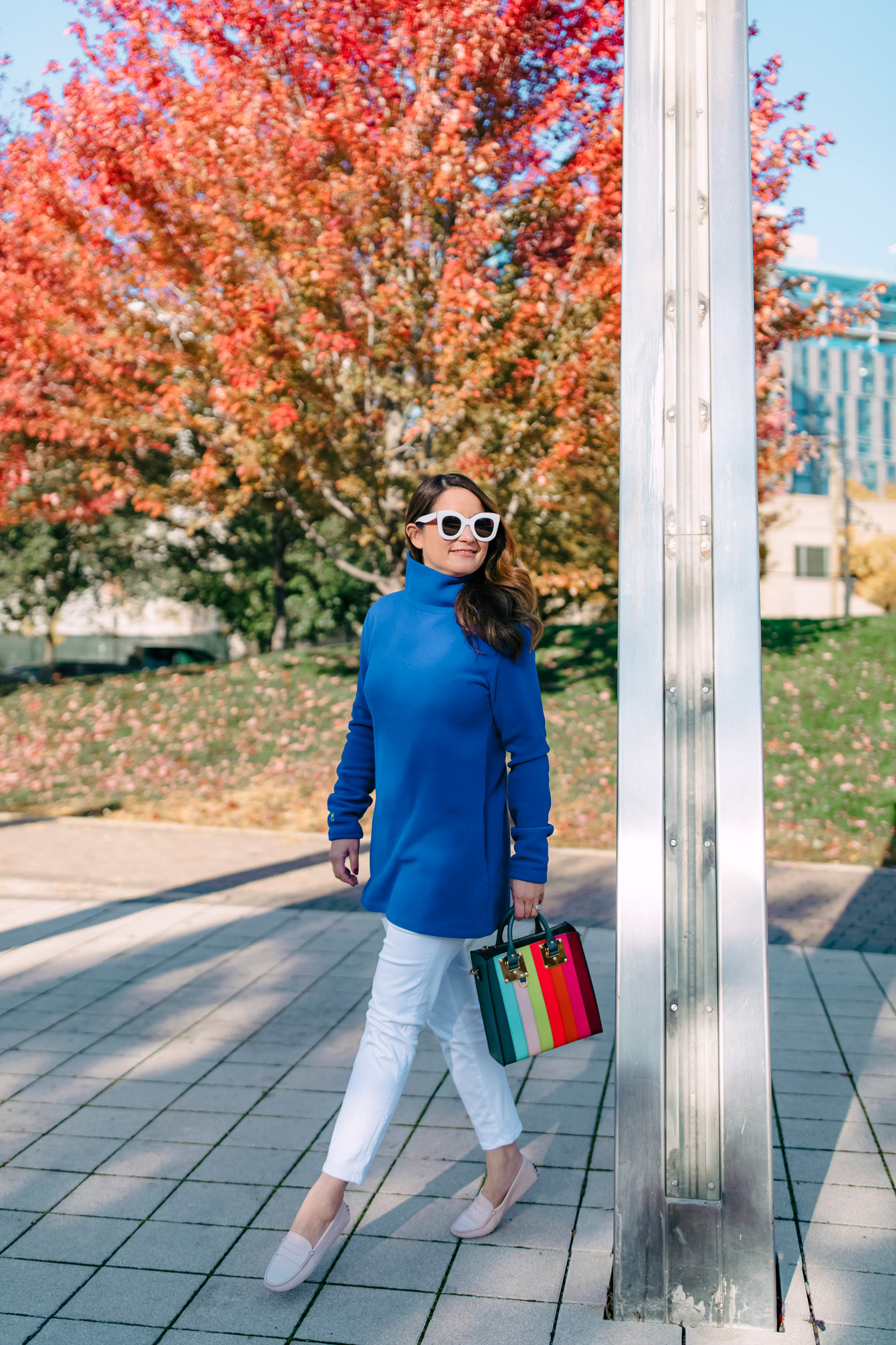 Jennifer lake Dudley Stephens Cobalt Fleece