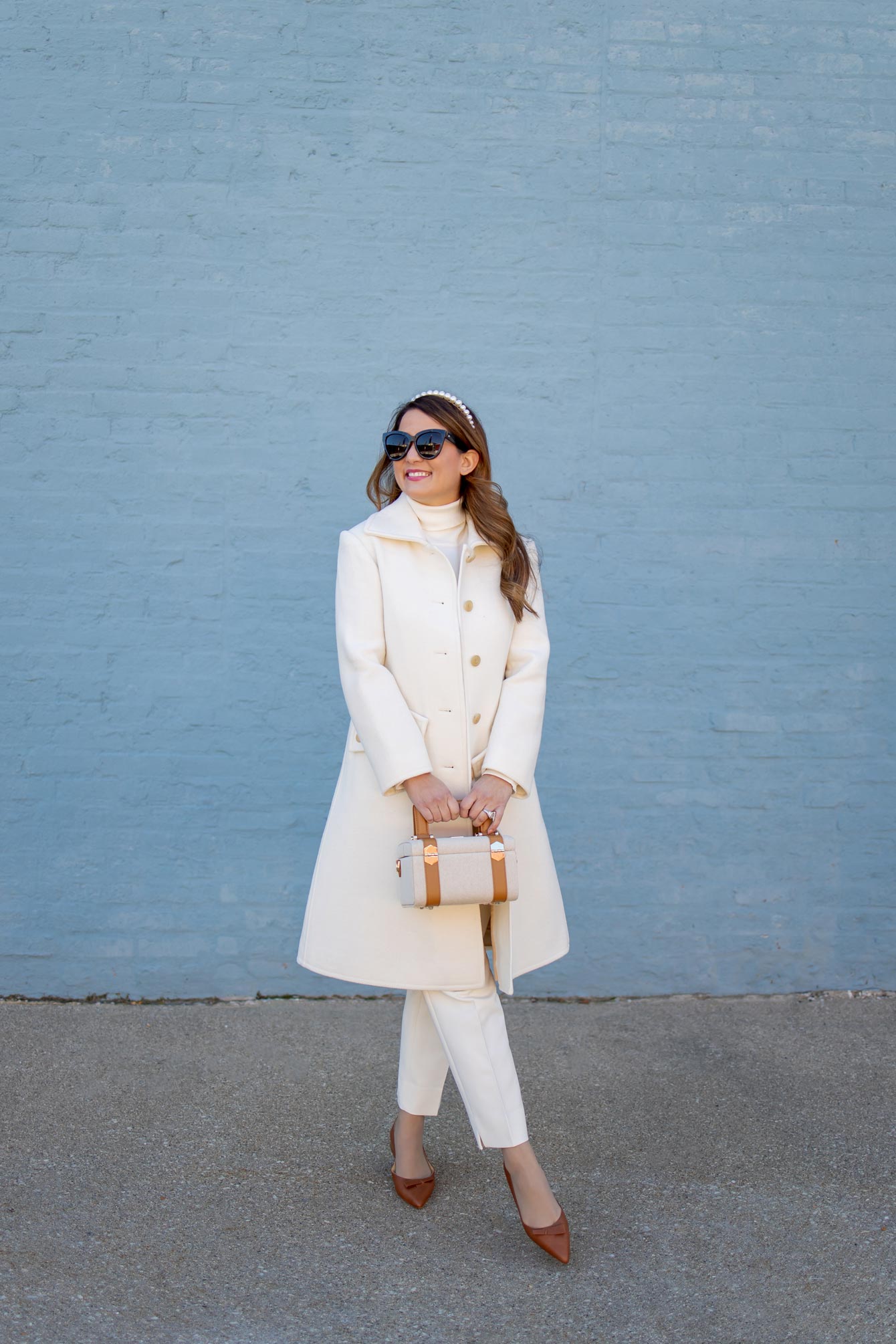 Jennifer Lake Ivory Coat