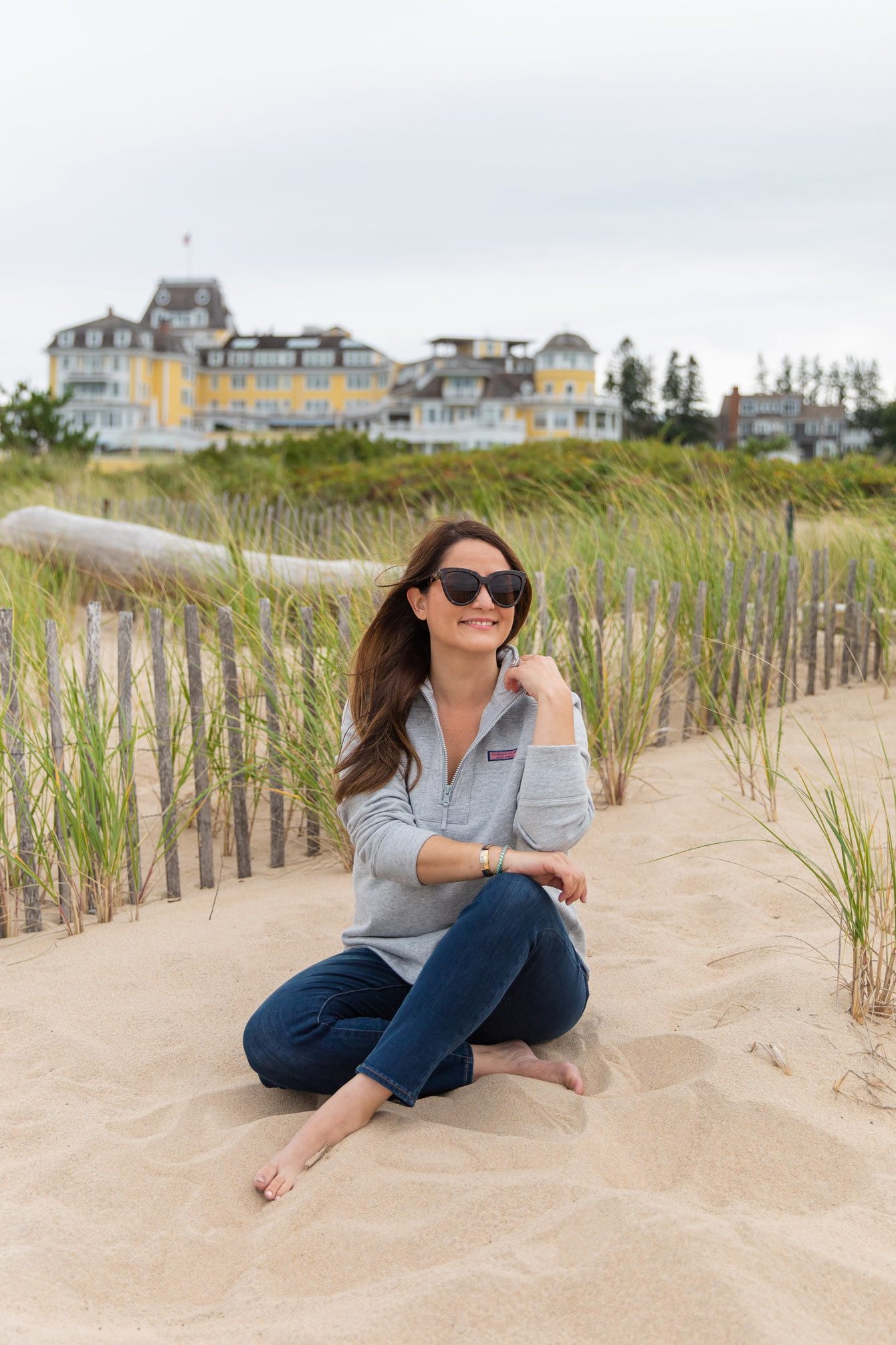 Jennifer Lake vineyard vines Shep Shirt