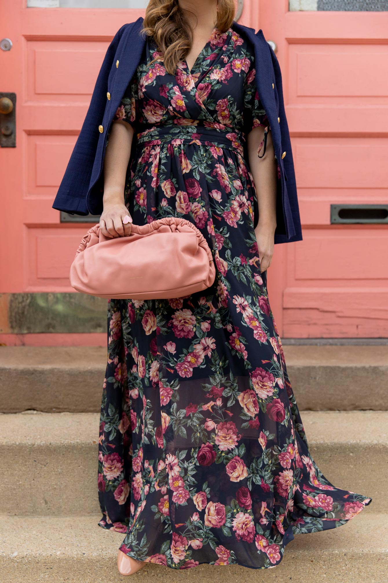 Mansur Gavriel Pink Cloud Clutch