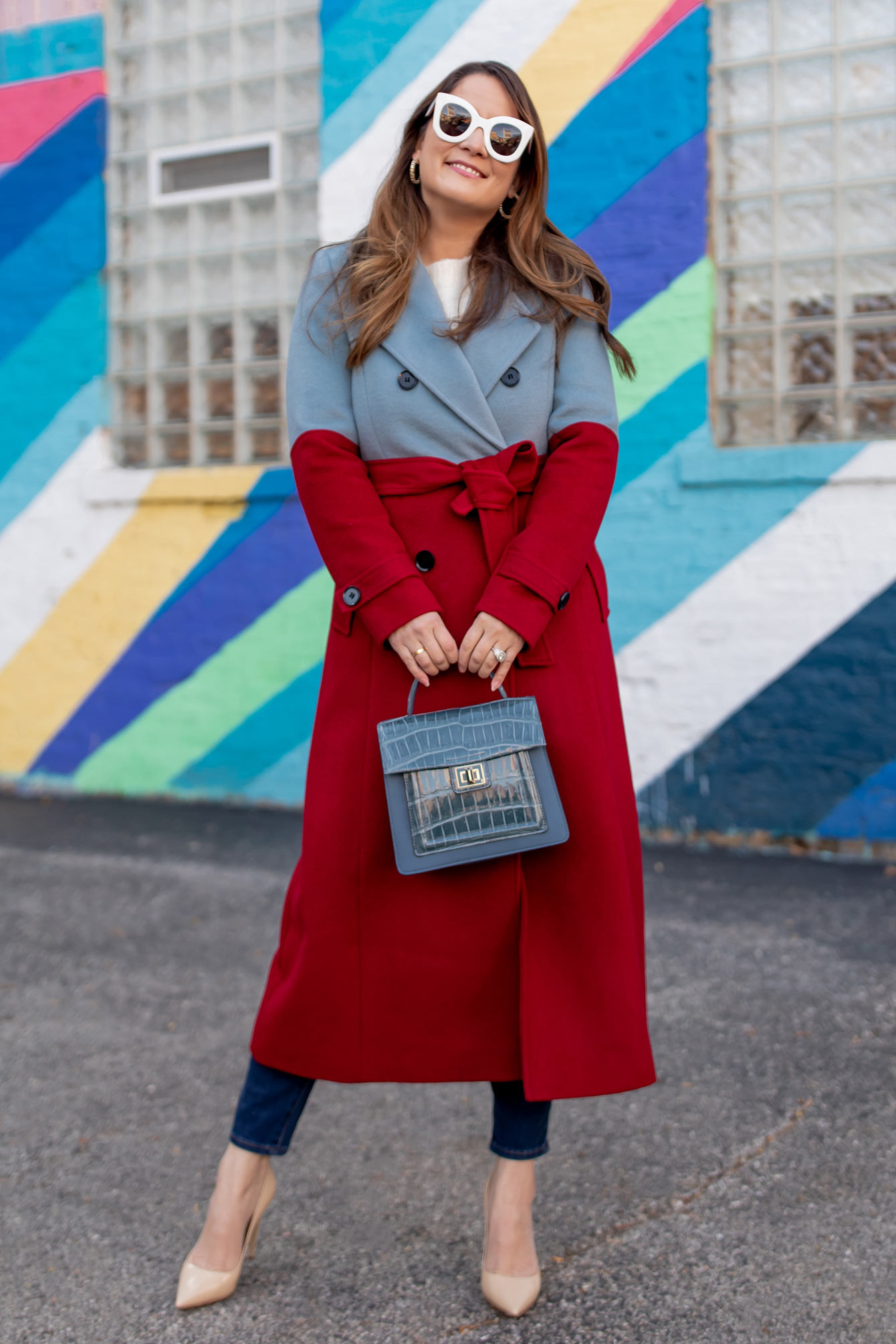 Atlantic-Pacific Red Blue Coat