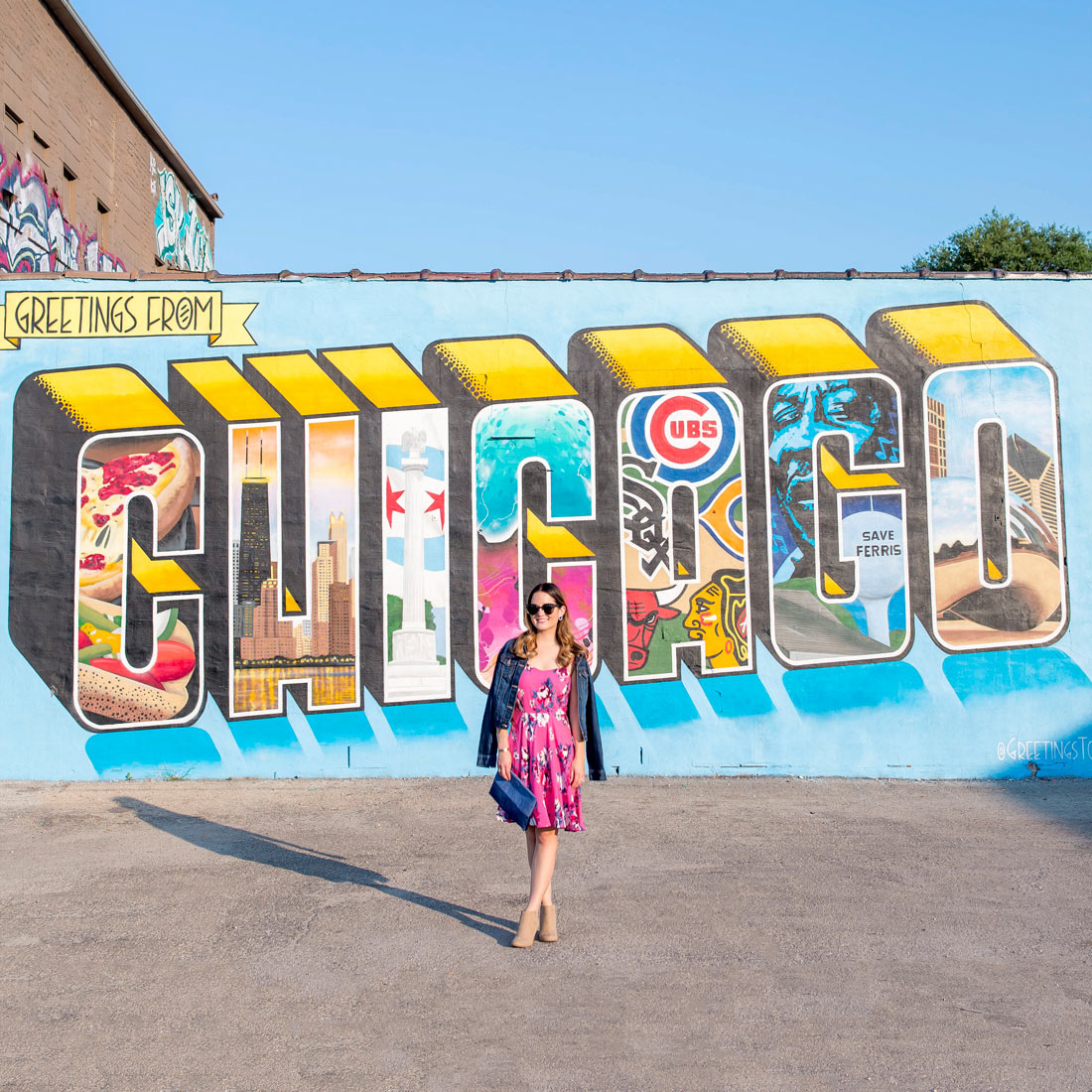 Greetings from Chicago Mural