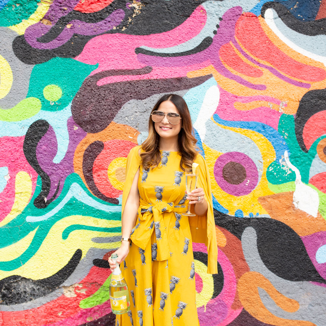 Colorful Swirl Mural Pilsen Chicago