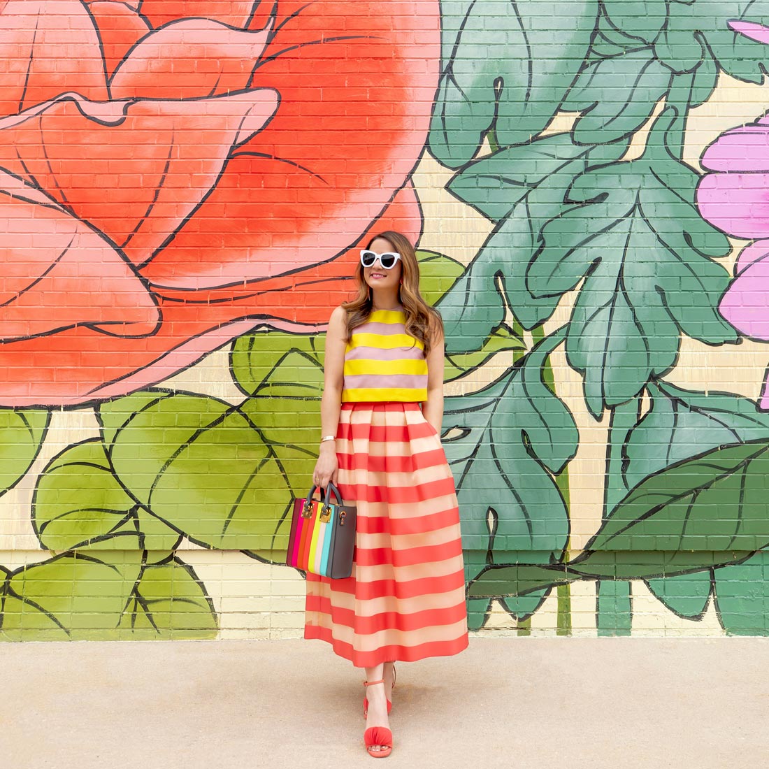 Louise Jones 0uizi Floral Mural Lakeview