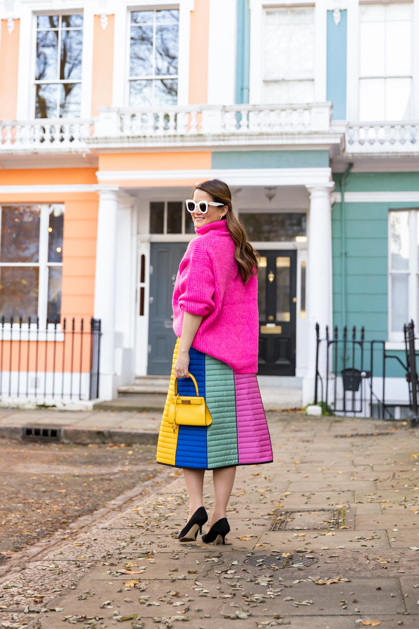 Jennifer Lake Oversized Pink Sweater