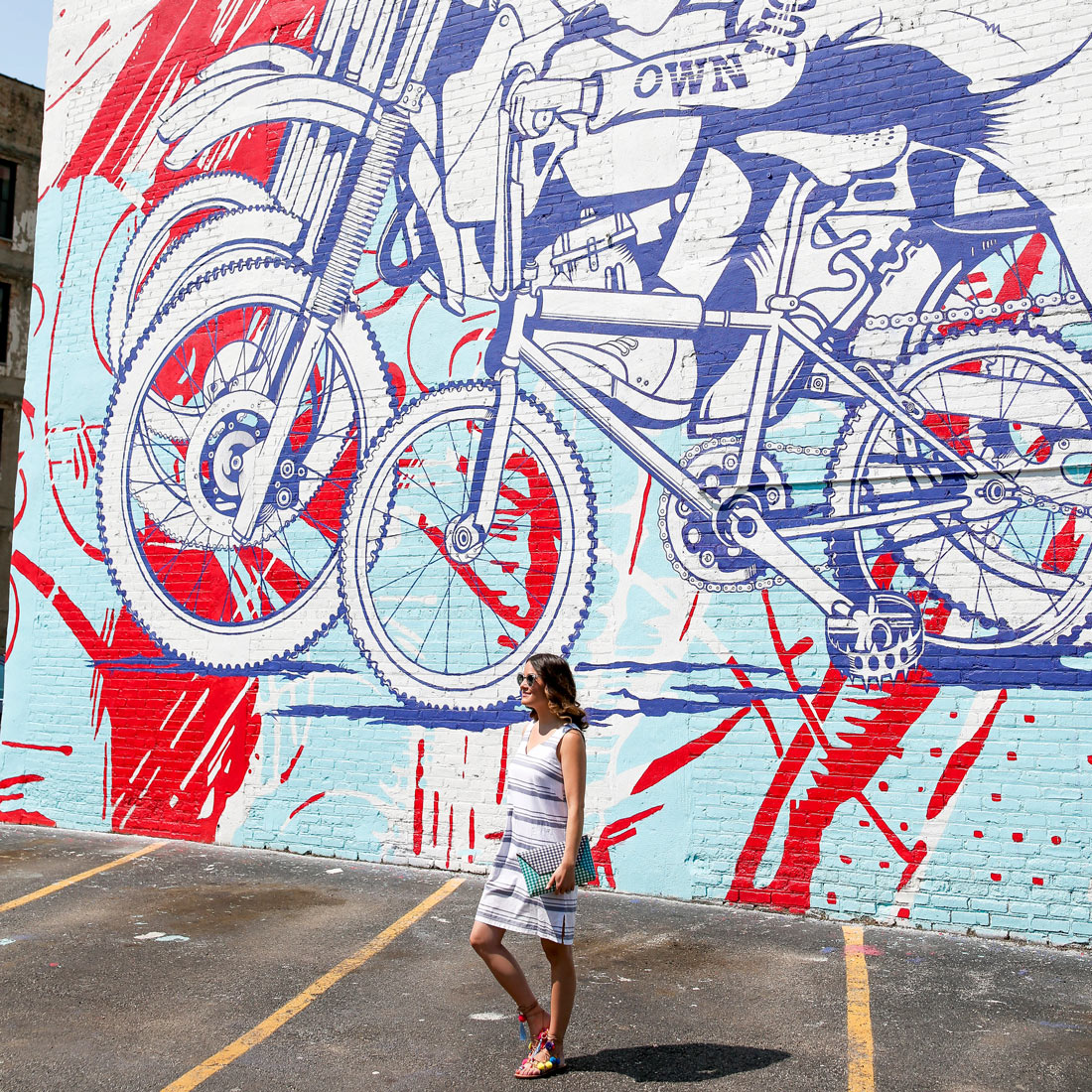 Make Your Own Luck Mural Wabash Arts Corridor